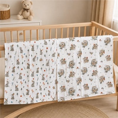 Tavşan/Koala İkili Müslin Kundak Seti