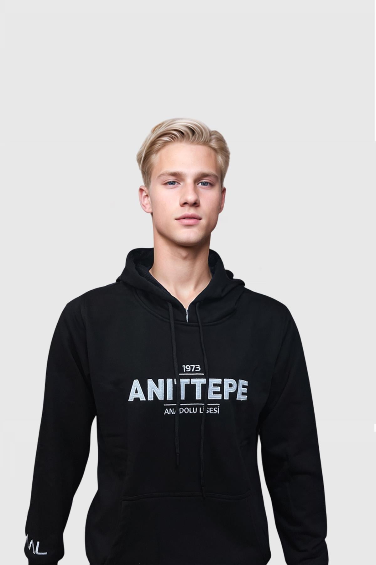 Anıttepe Anadolu Siyah Kapşonlu Sweat