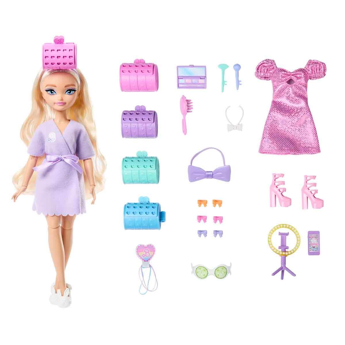 Barbie Dream Besties Barbie ile Hazırlan Malibu Bebek ve Aksesuarları JGG38