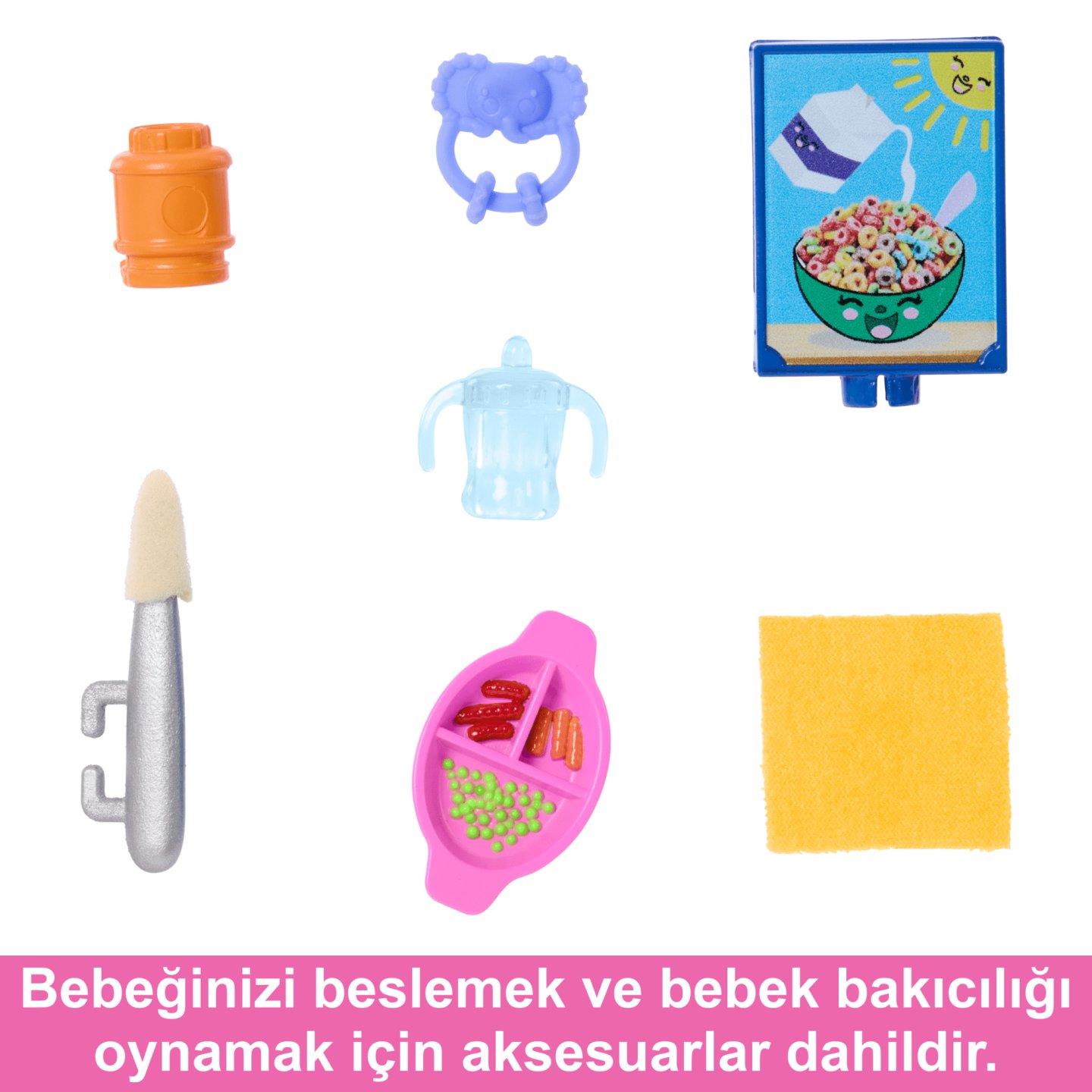 Barbie Skipper Sarı Saçlı Bebek HTK35