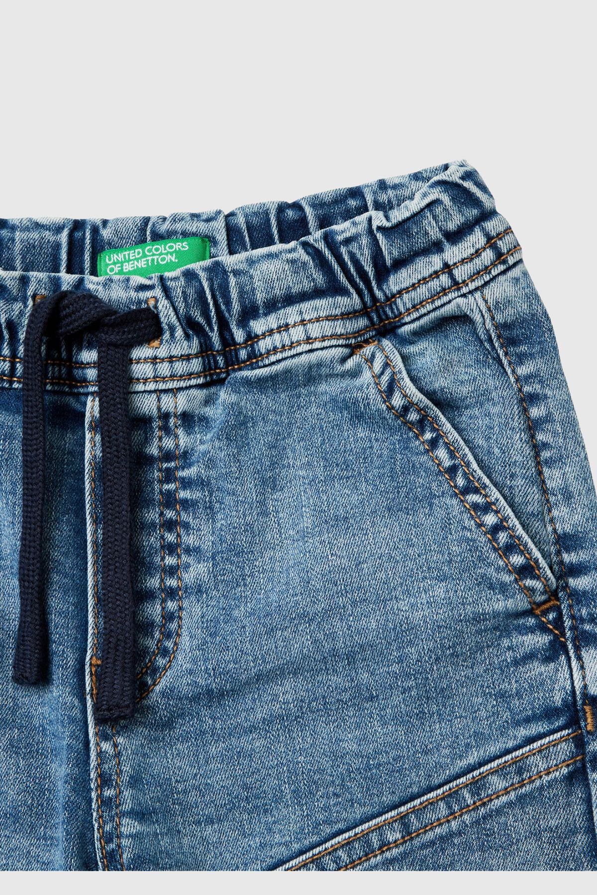 United Colors Of Benetton Erkek Bebek Denim Pantolon F01W