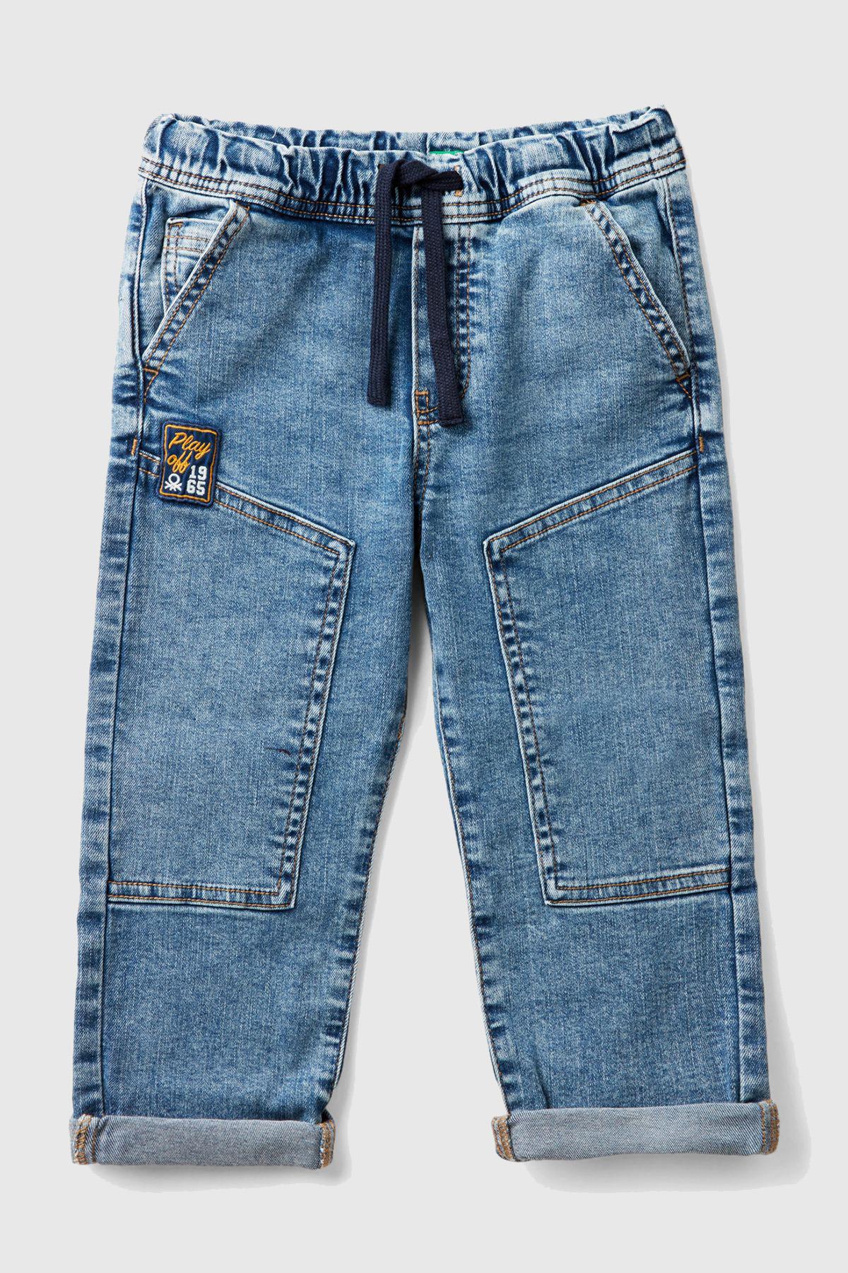 United Colors Of Benetton Erkek Bebek Denim Pantolon F01W