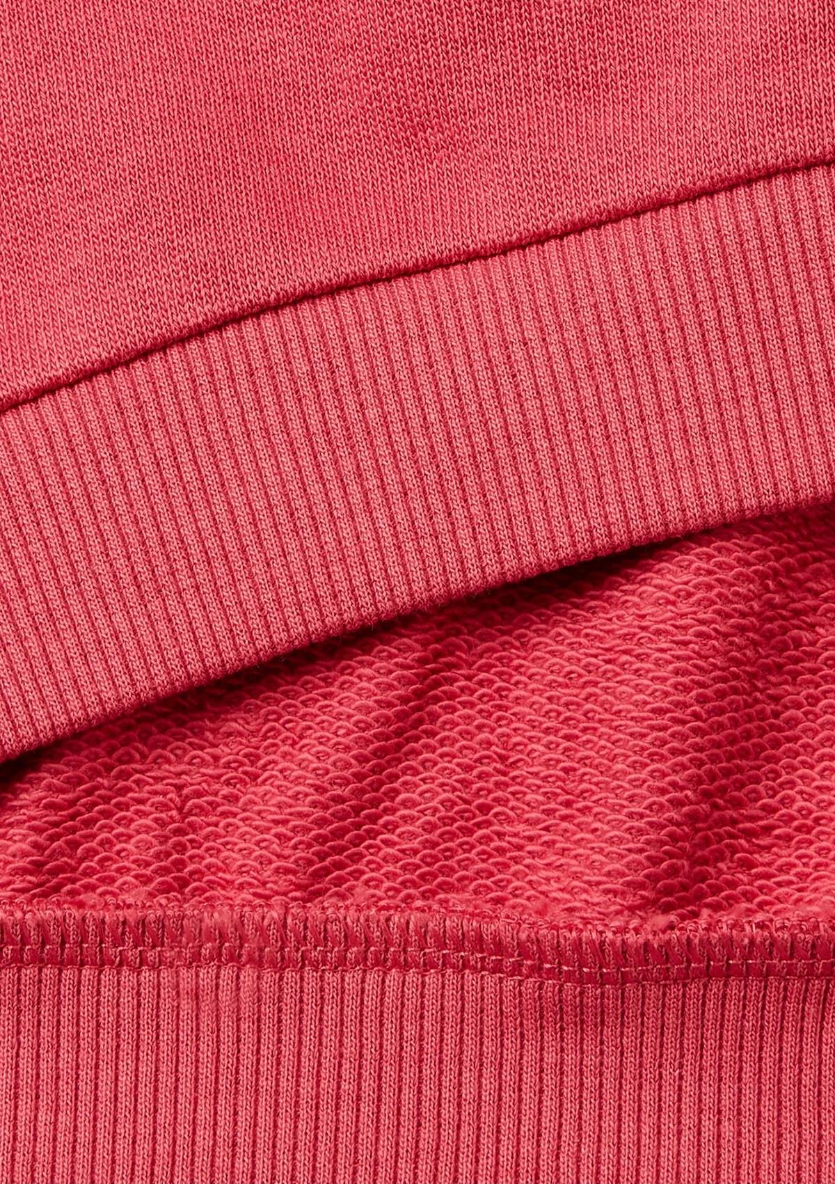 United Colors of Benetton Kız Çocuk Gül Kurusu Önü İşlemeli Ribana Detaylı Normal Kesim Bisiklet Yaka Sweatshirt