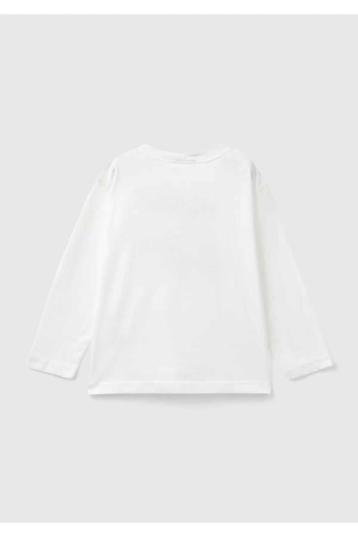 United Colors Of Benetton Erkek Bebek Uzun Kol Tshirt 10FL