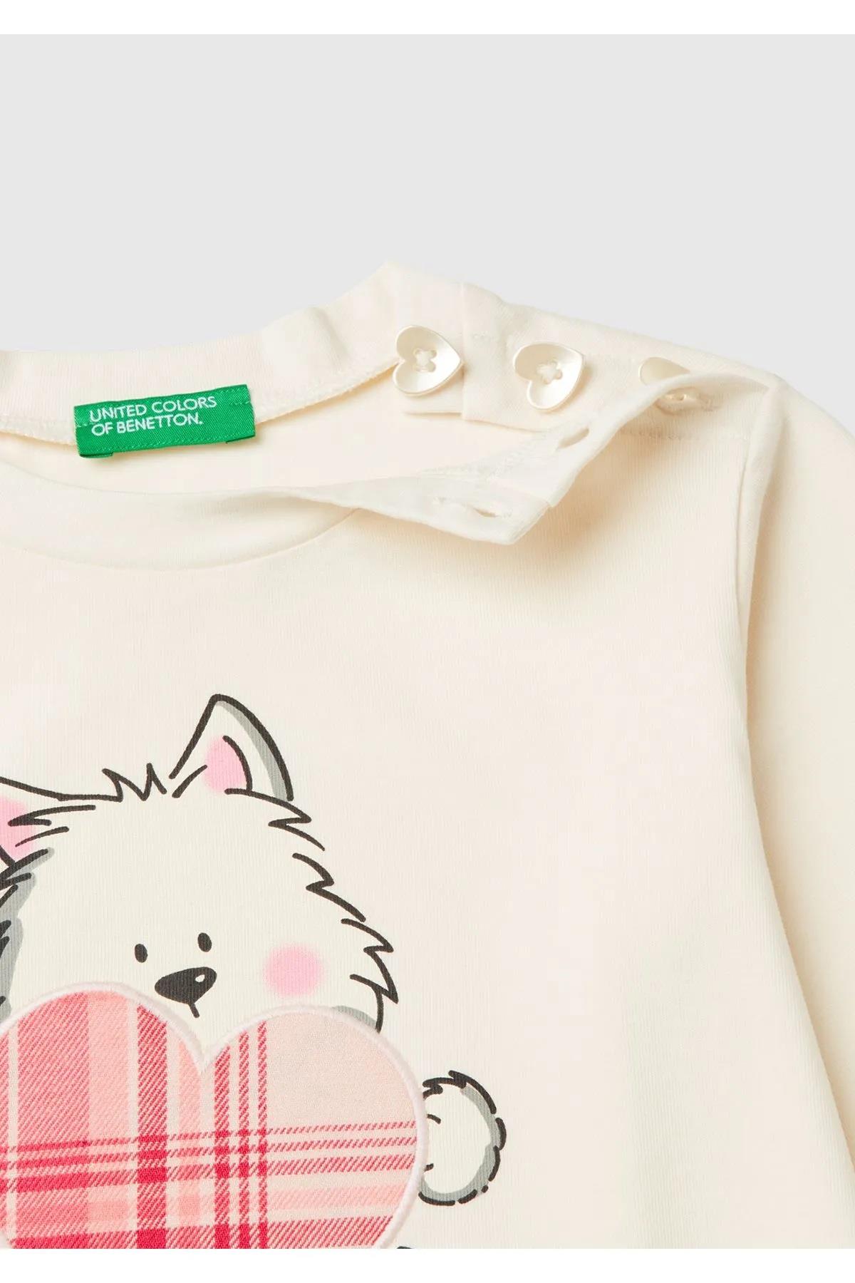 United Colors Of Benetton Kız Bebek Tshirt 10FV