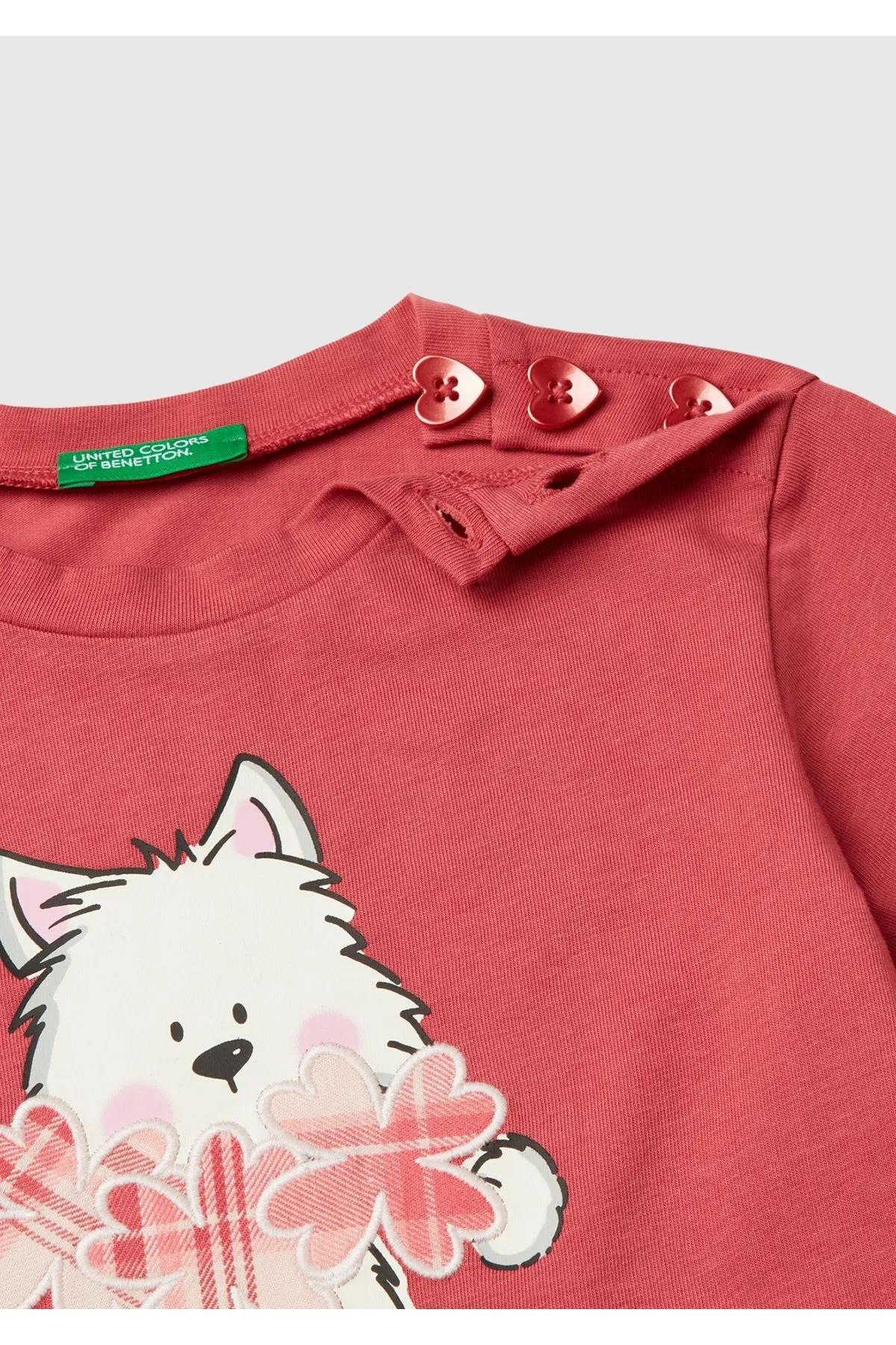 United Colors Of Benetton Kız Bebek Tshirt 10FV