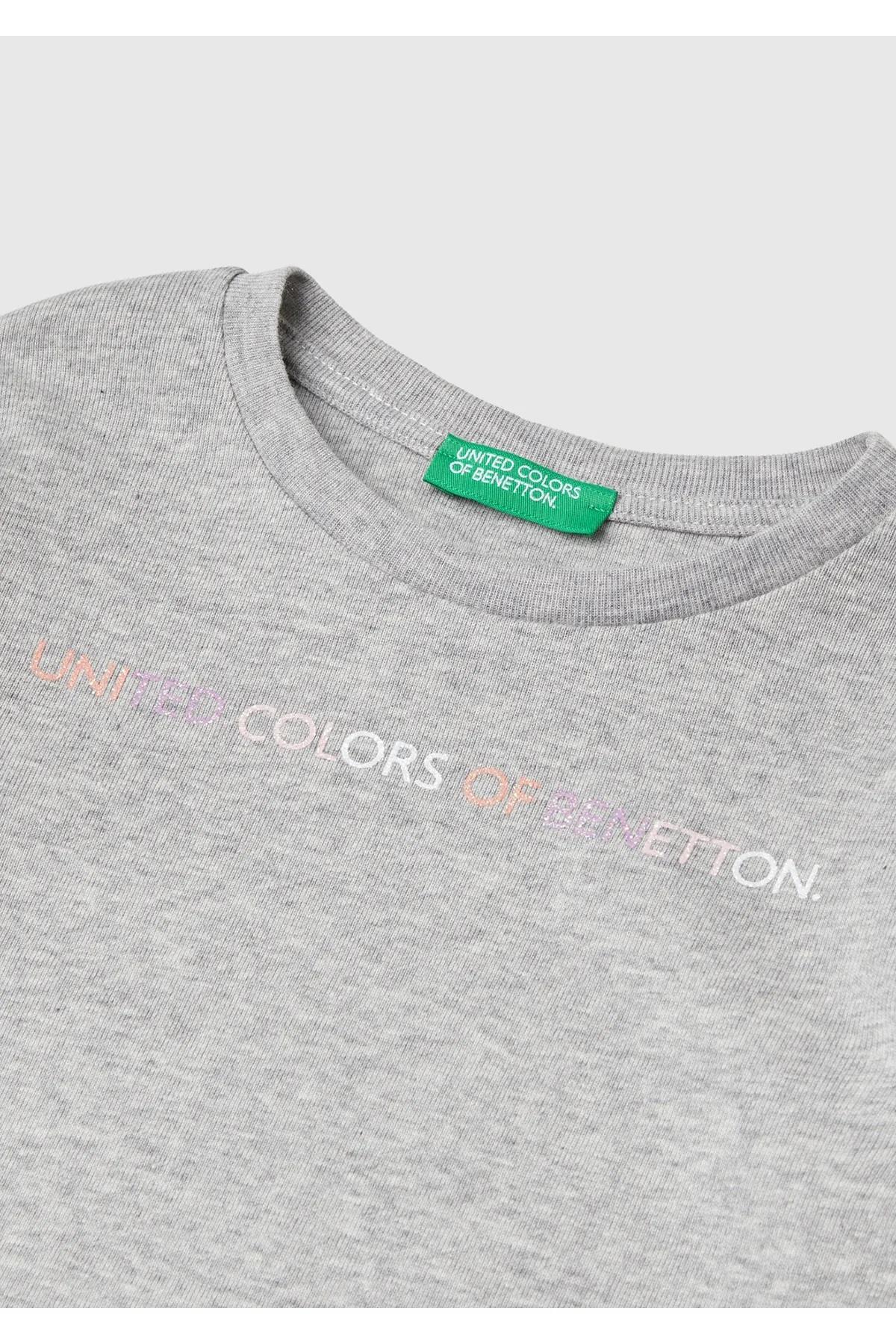United Colors Of Benetton Kız Bebek Uzun Kol Tshirt 10F7