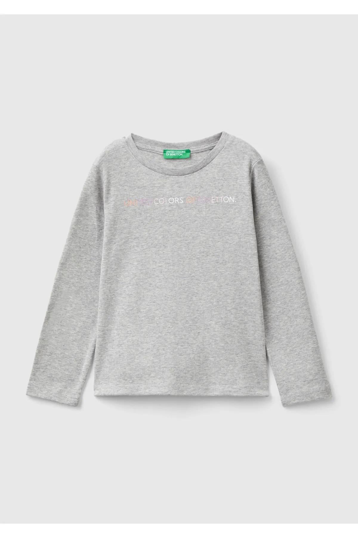United Colors Of Benetton Kız Bebek Uzun Kol Tshirt 10F7