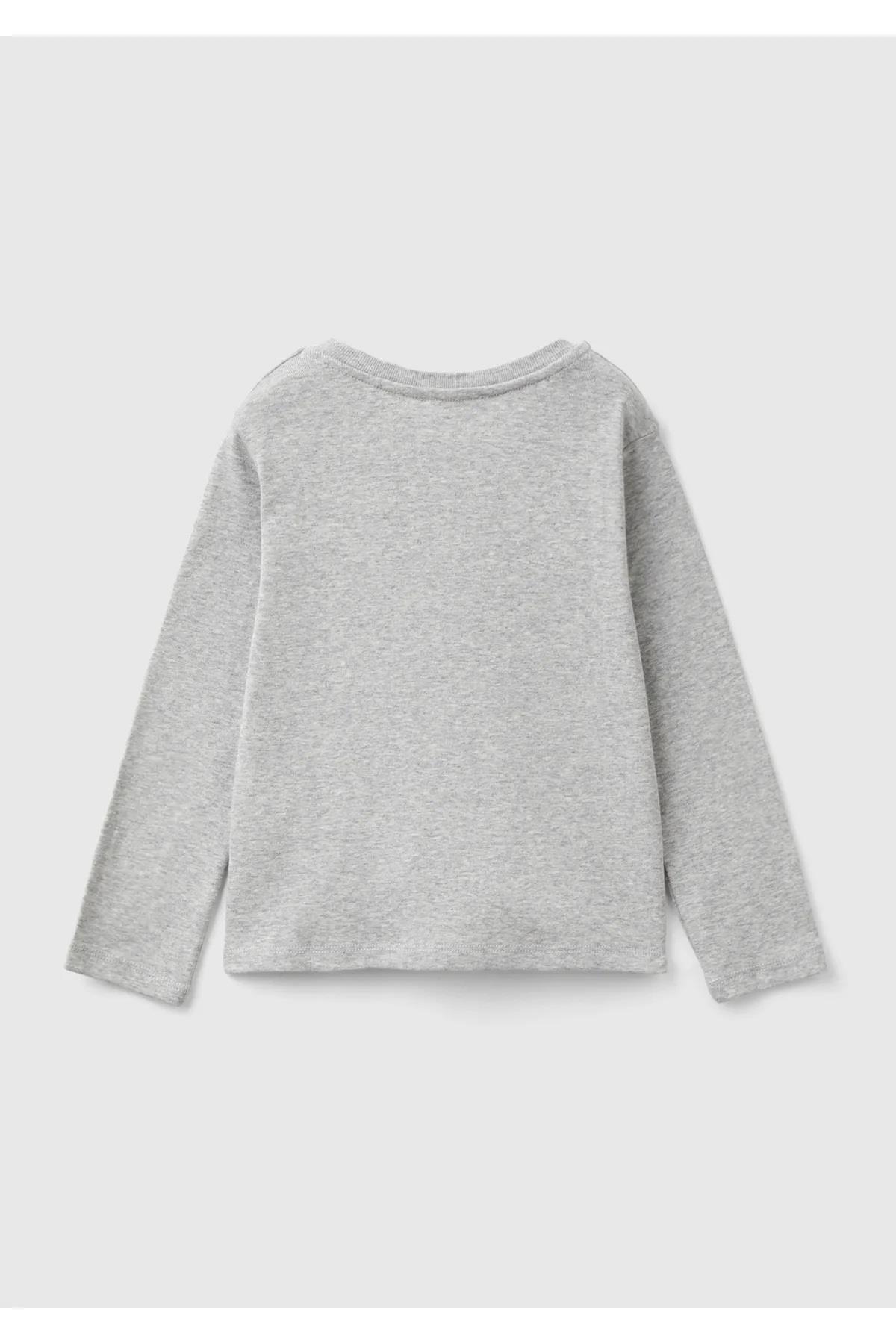 United Colors Of Benetton Kız Bebek Uzun Kol Tshirt 10F7