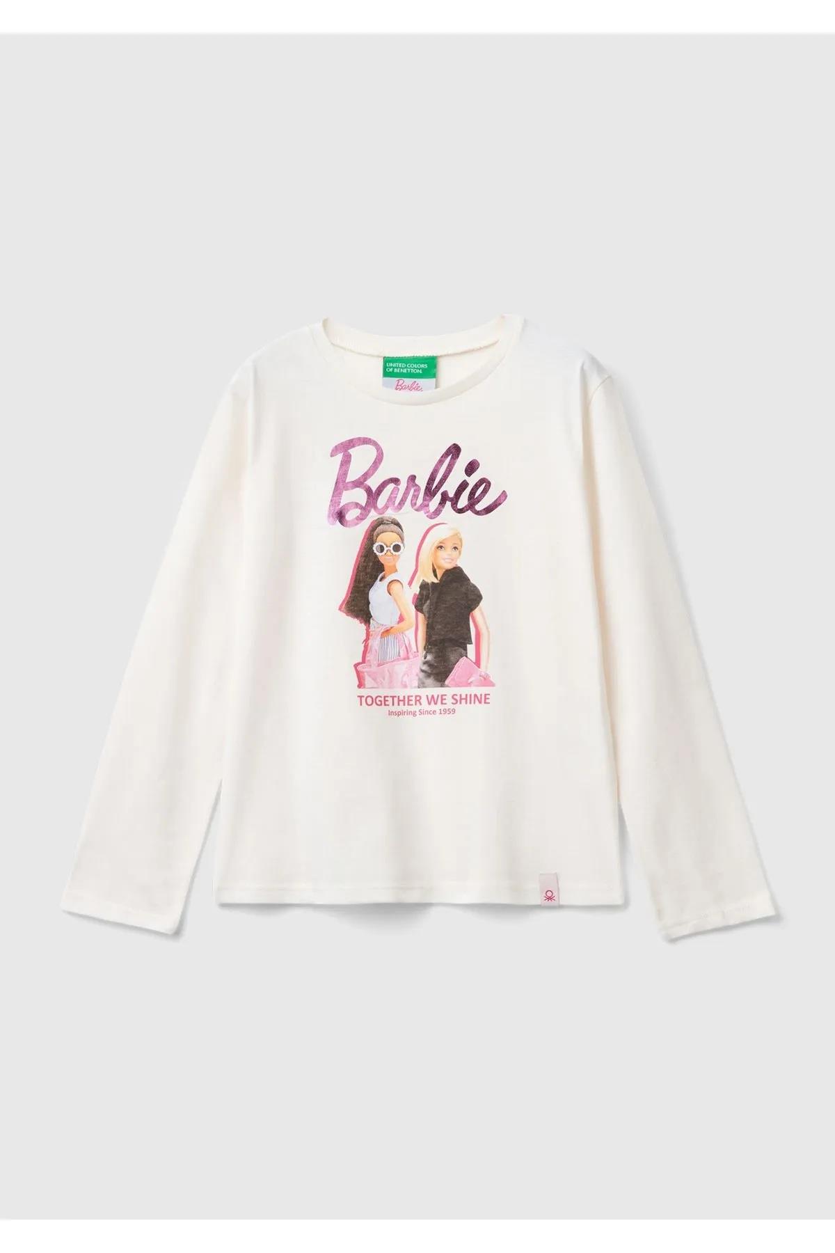 United Colors Of Benetton Kız Çocuk Uzun Kol Tshirt 10ML