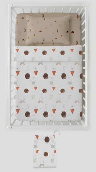 Bistyle Animals Torbalı Nevresim Takımı 80*100 cm 80122