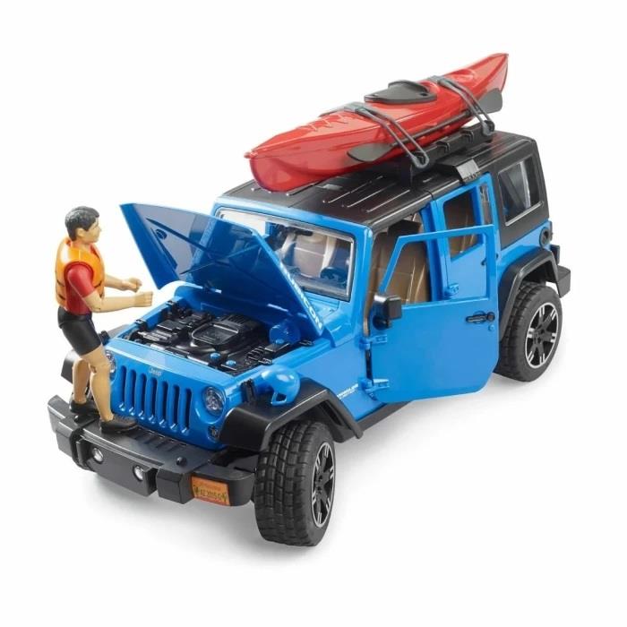 Bruder Jeep Wrangler U. Rubicon, Kano ve Sürücü BR02529