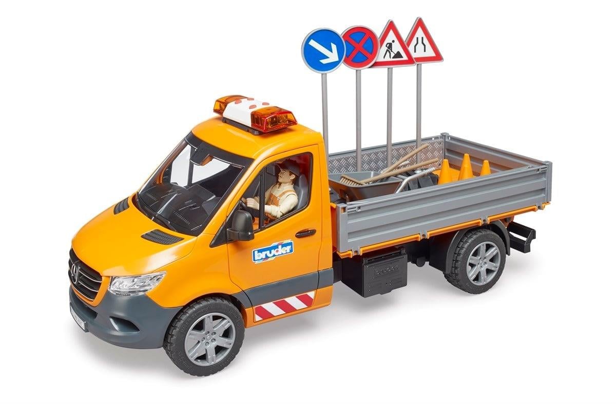 Bruder Mercedes Benz Yol Bakım Aracı ve Elemeanı 02677