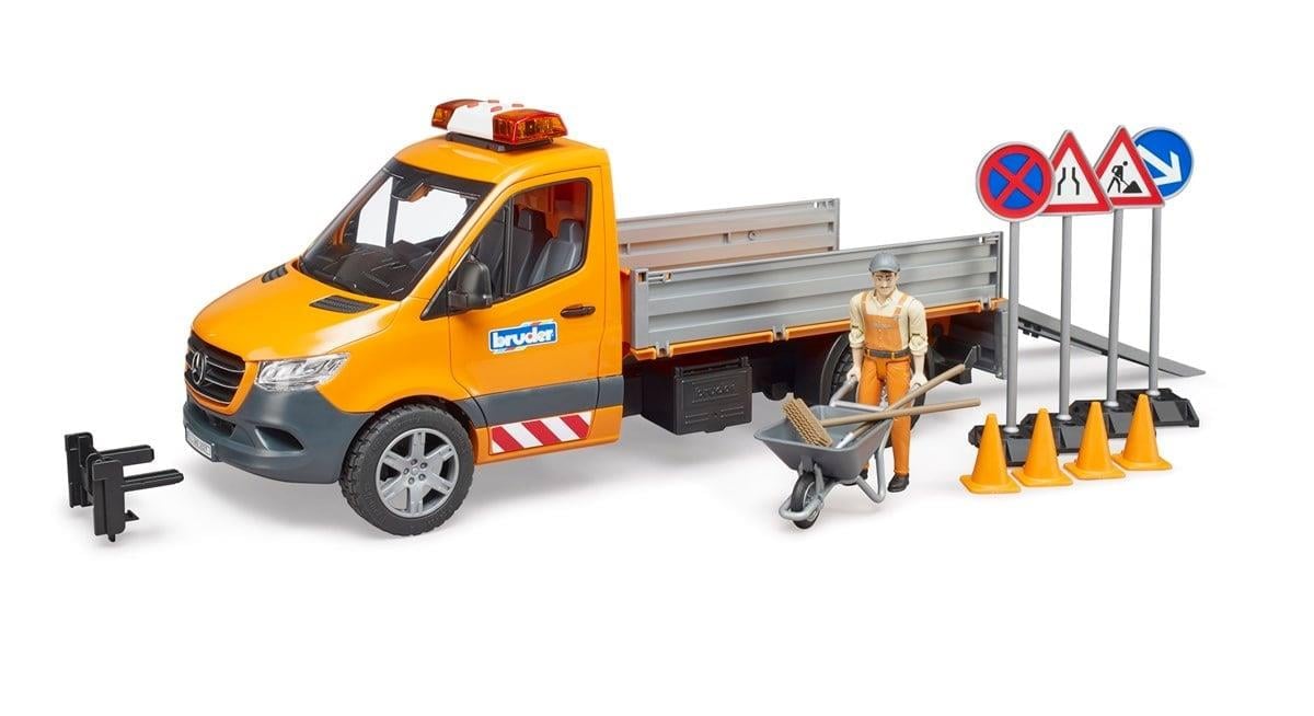 Bruder Mercedes Benz Yol Bakım Aracı ve Elemeanı 02677