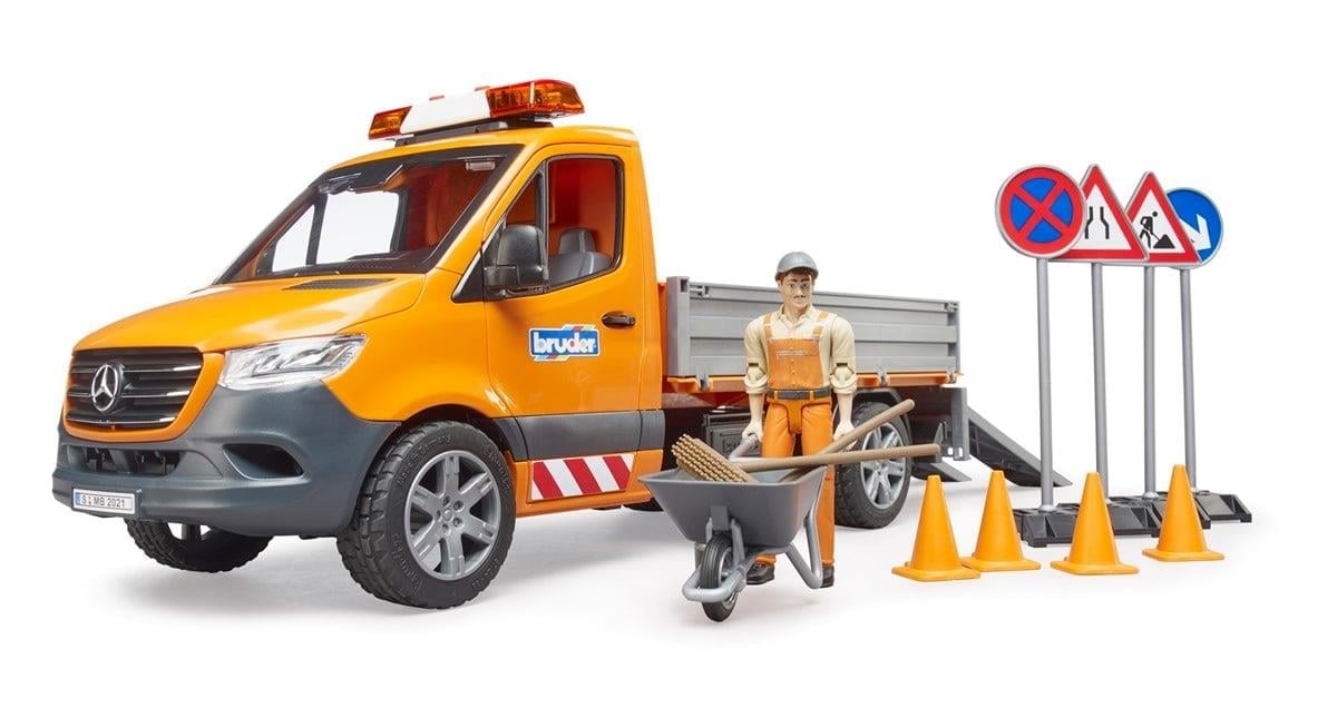 Bruder Mercedes Benz Yol Bakım Aracı ve Elemeanı 02677