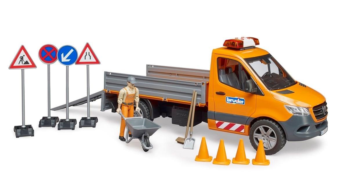Bruder Mercedes Benz Yol Bakım Aracı ve Elemeanı 02677