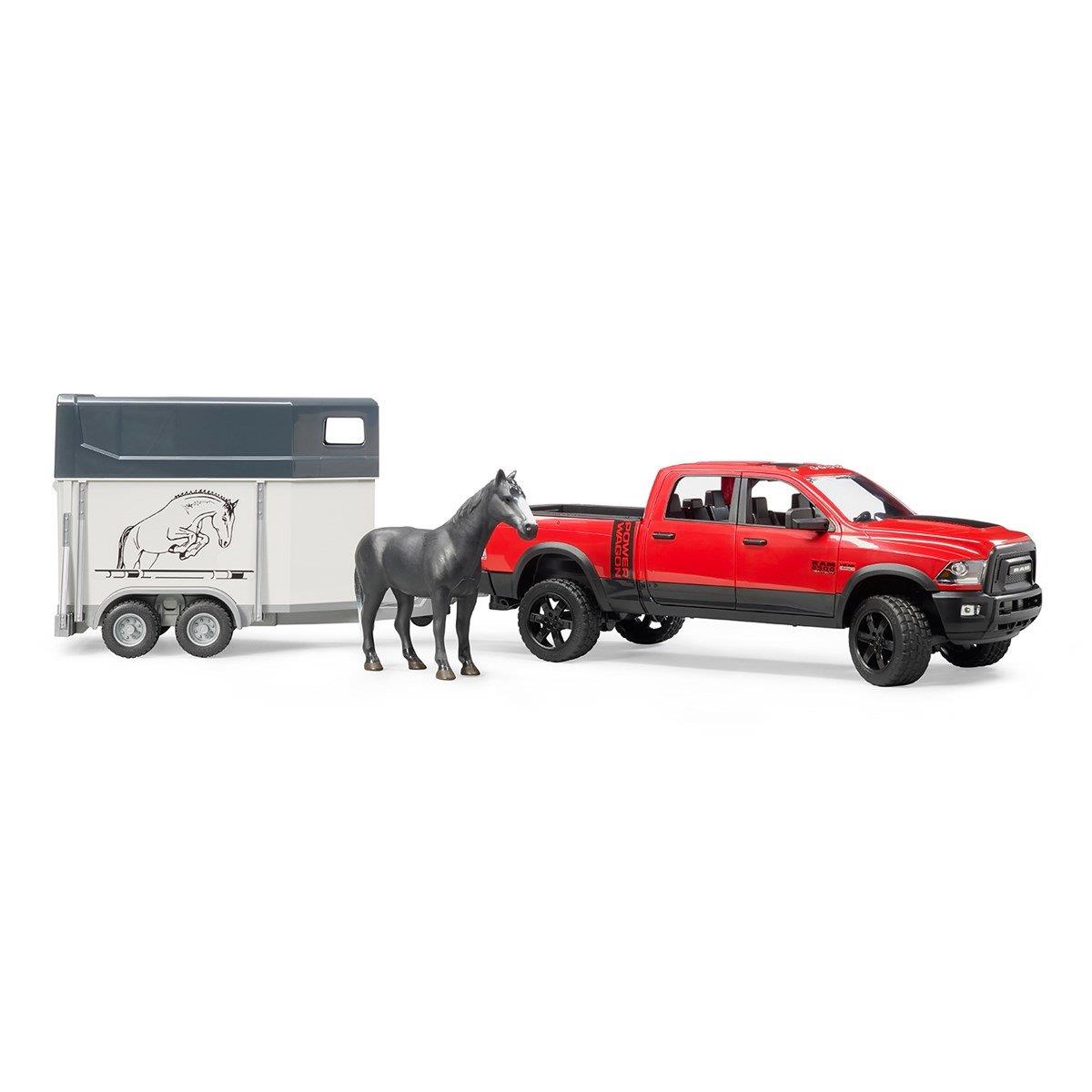 Bruder Ram 2500 Pickup ve At Nakil Römorku 02501