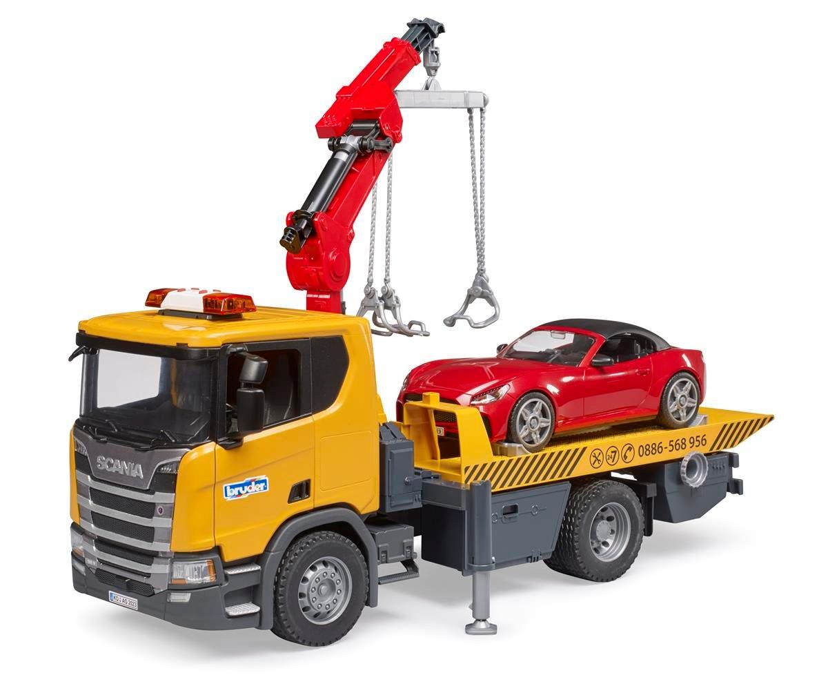 Bruder Scanla 560R Çekici ve Roadster Araba 03553