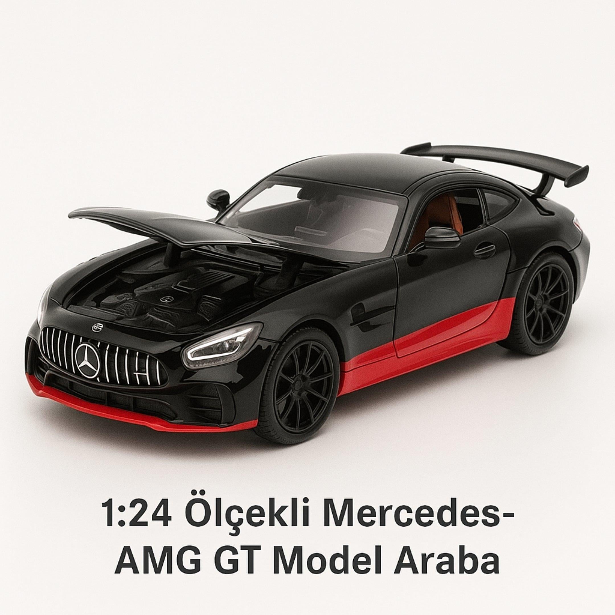 CHE ZHI Mercedes Benz1:24 Ölçekli Mercedes-Benz AMG GT Model Araba CZ121B