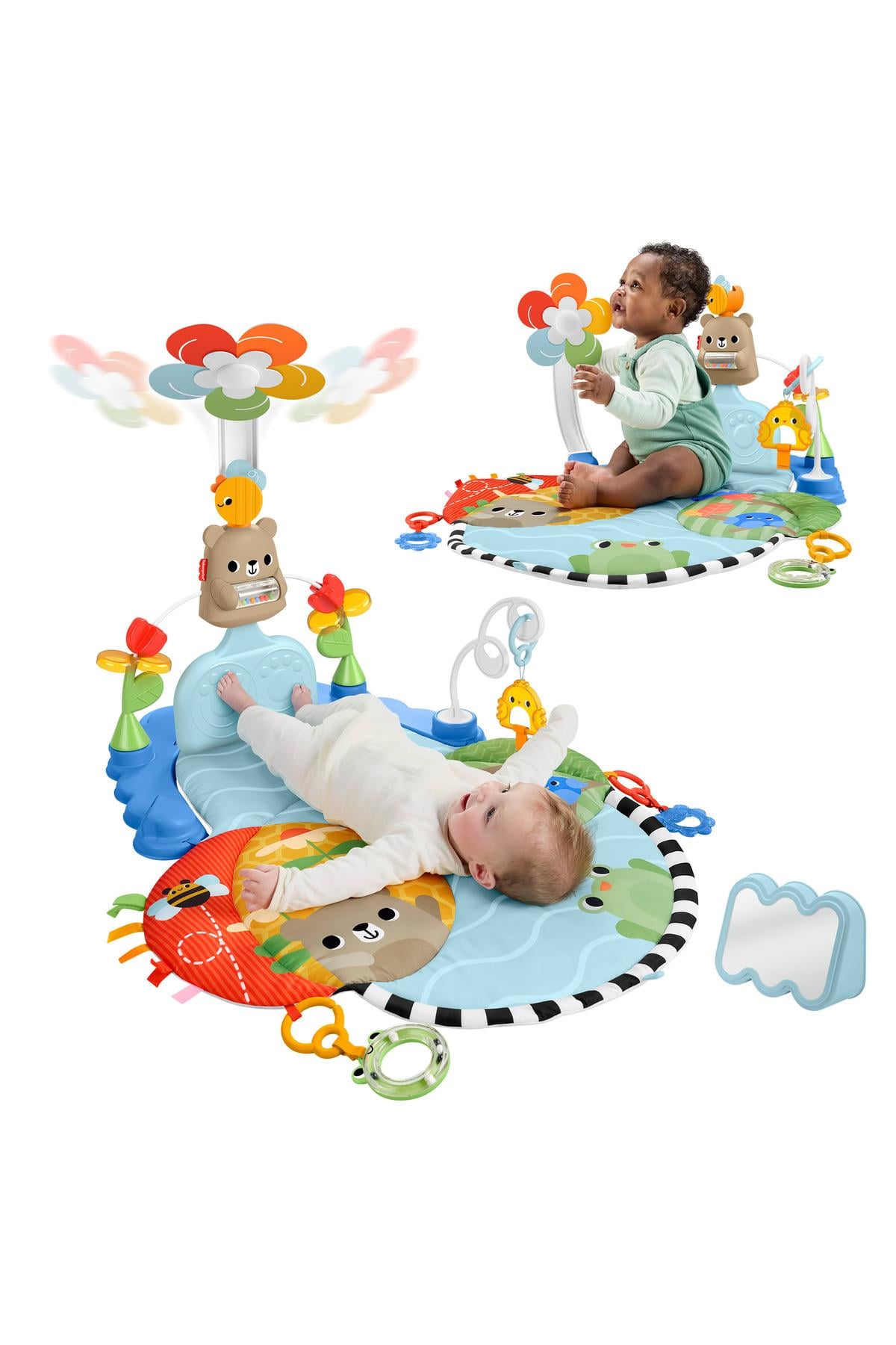 Fisher Price 3ü 1 Arada Duyusal Gelişim Jimnastik Halısı  HYR60