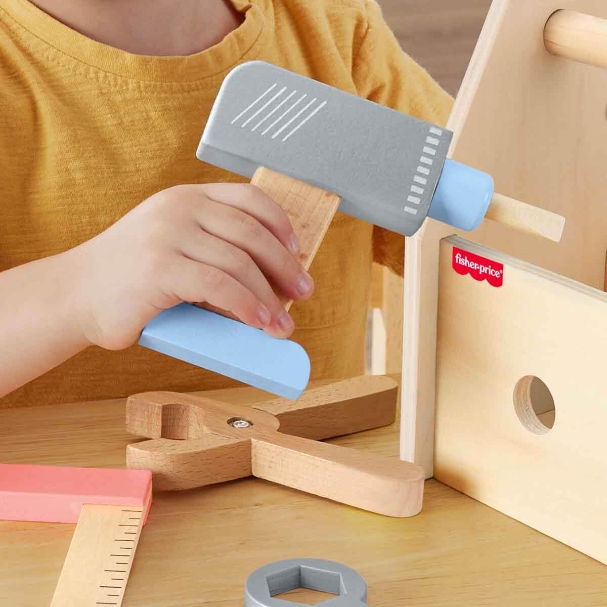 Fisher Price Ahşap Tamir Kutusu Seti HYG50