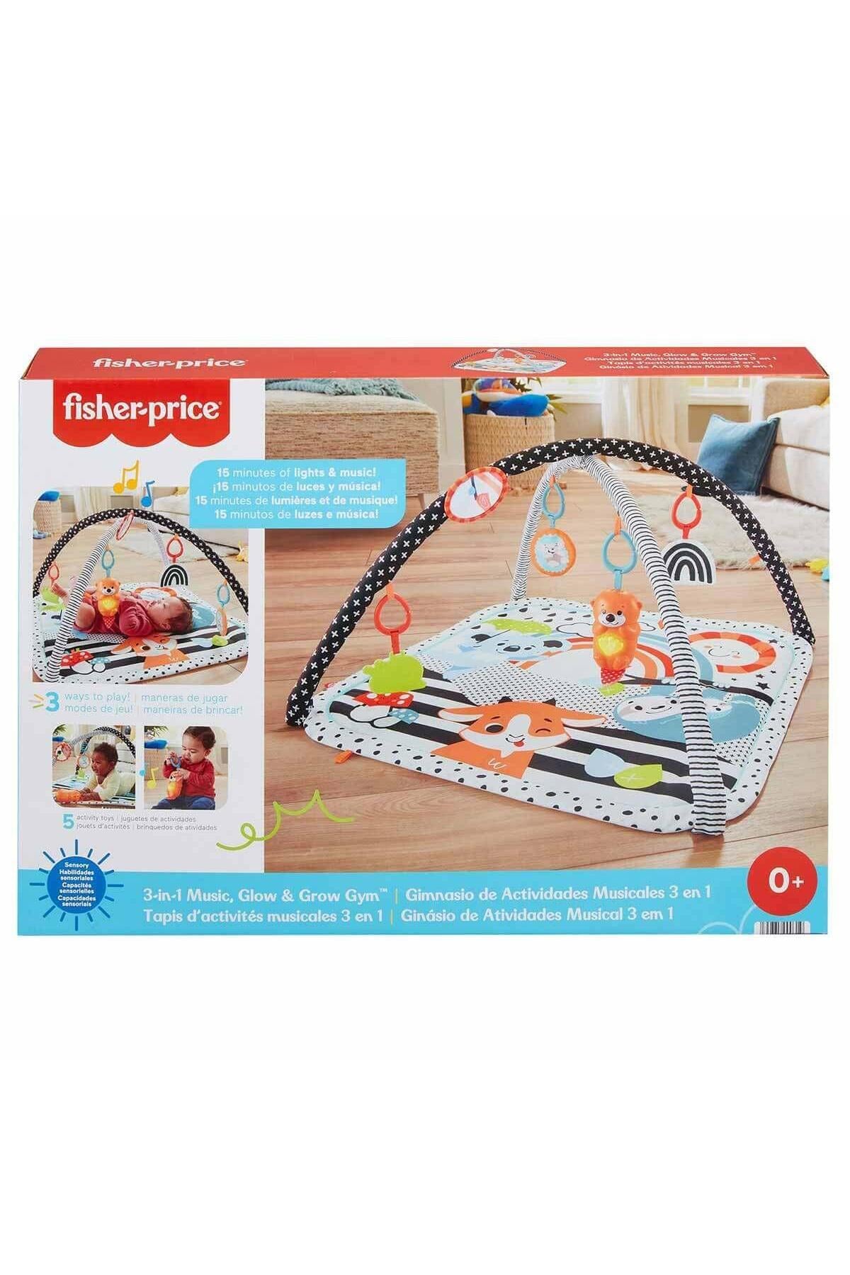 Fisher Price Neşeli Hayvanlar 3ü 1 Arada Jimnastik Merkezi HBP41