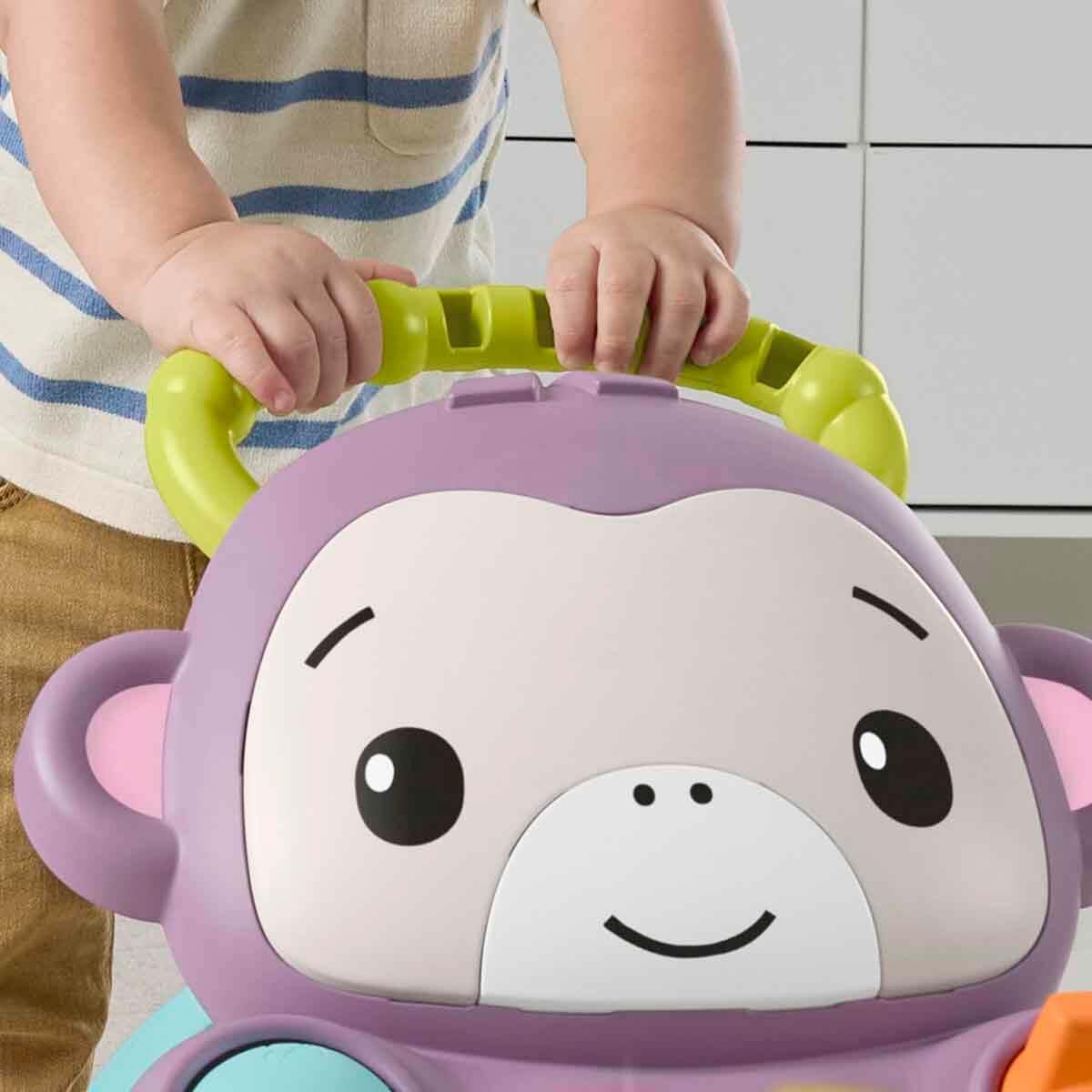 Fisher Price Sesli Işıklı Benimle Öğren Maymun Yürüteç JGW94