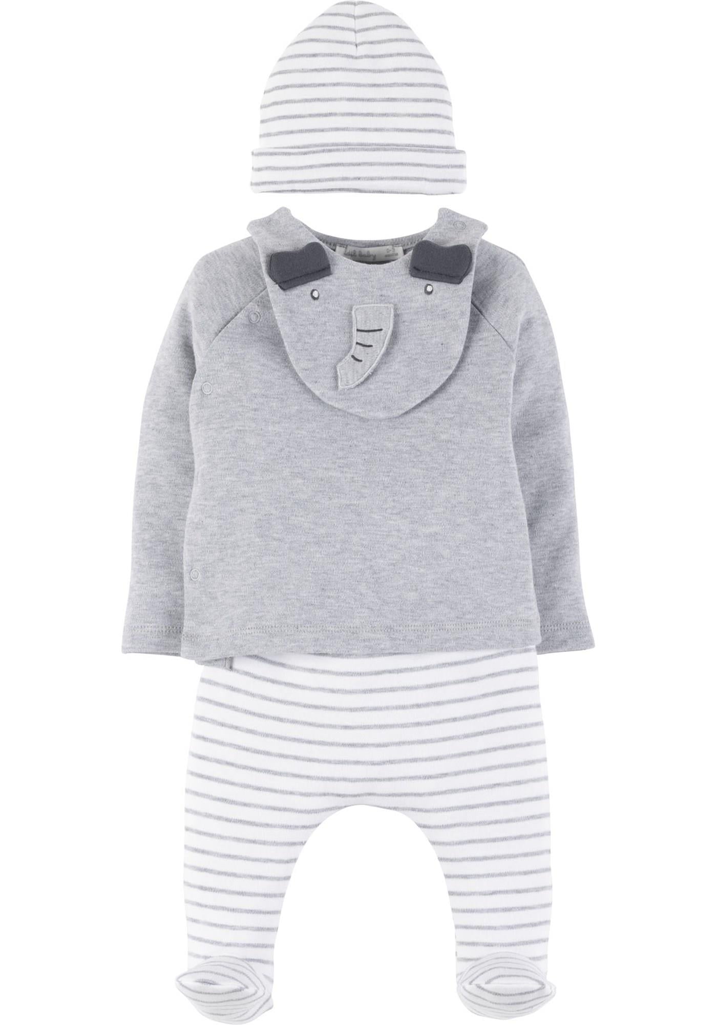 İdil Baby Bebek 3lü Zıbın Takım 18697 0/3 Ay