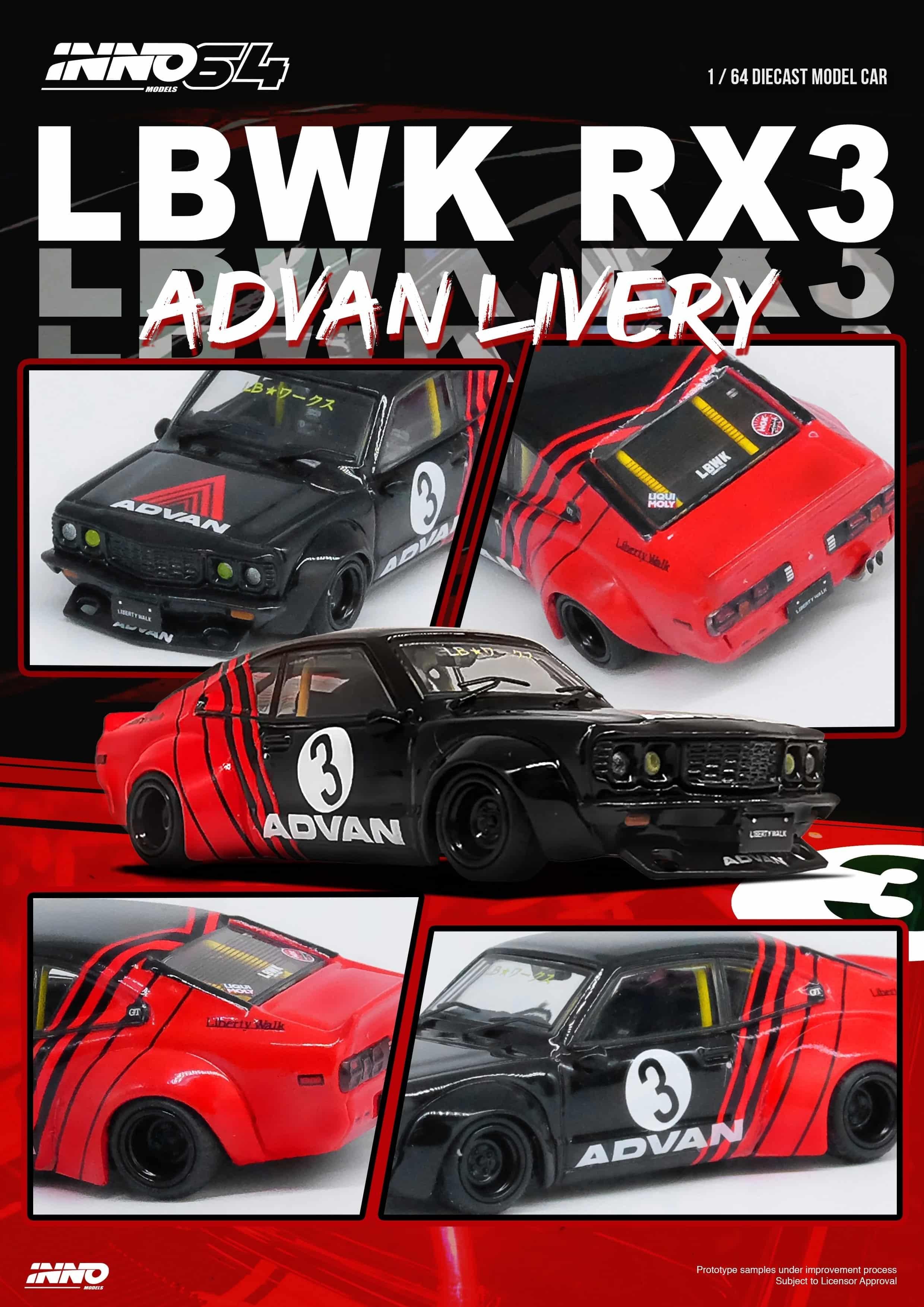 İnno 1/64 LBWK RX-3 Savanna