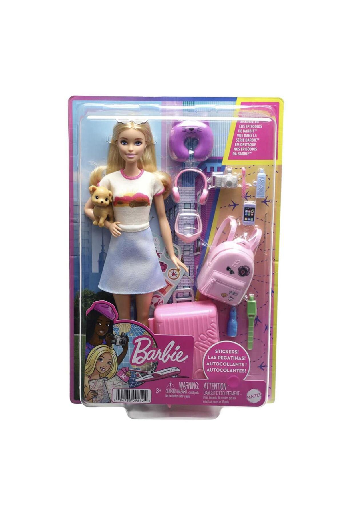 Barbie Seyahatte Bebeği Aksesuarları HJY18