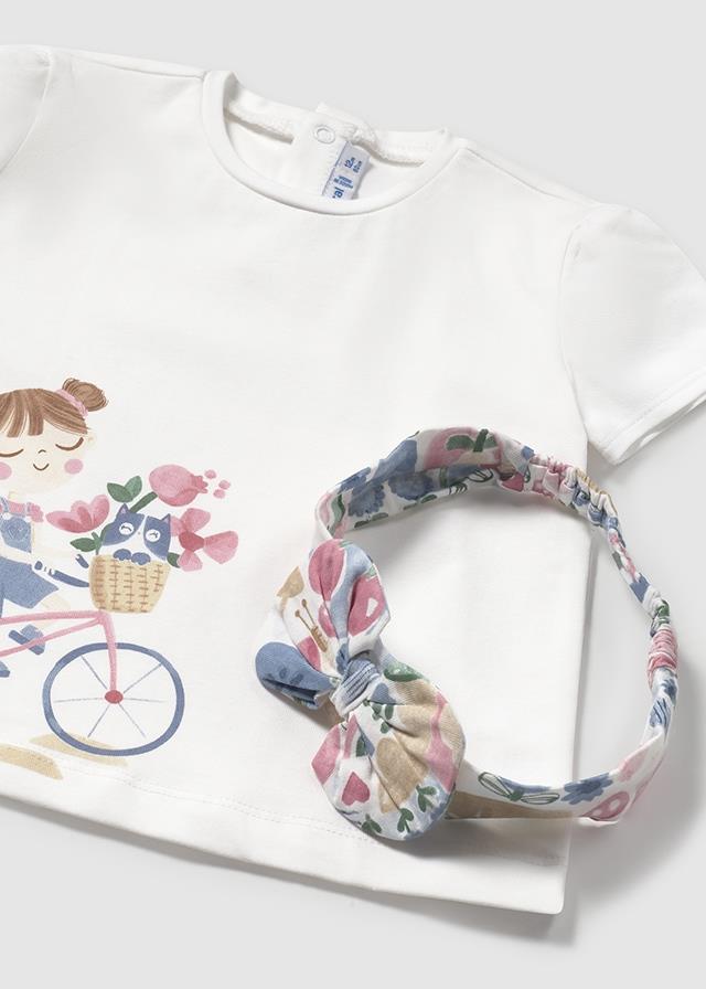 Mayoral Kız Bebek Tshirt Bandanalı 1044 6/48 Ay
