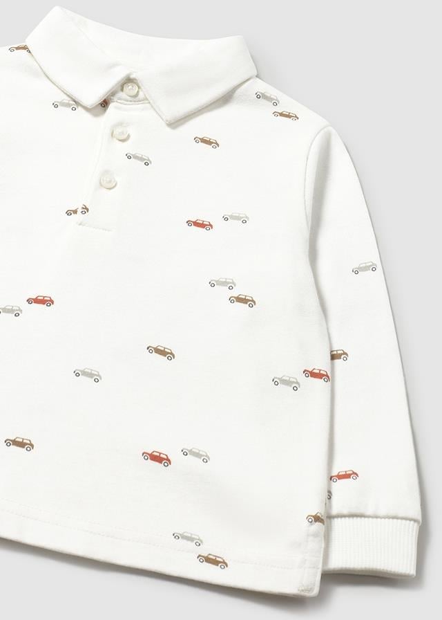 Mayoral Erkek Çocuk Polo Yaka Sweatshirt 1/4 Yaş 2102