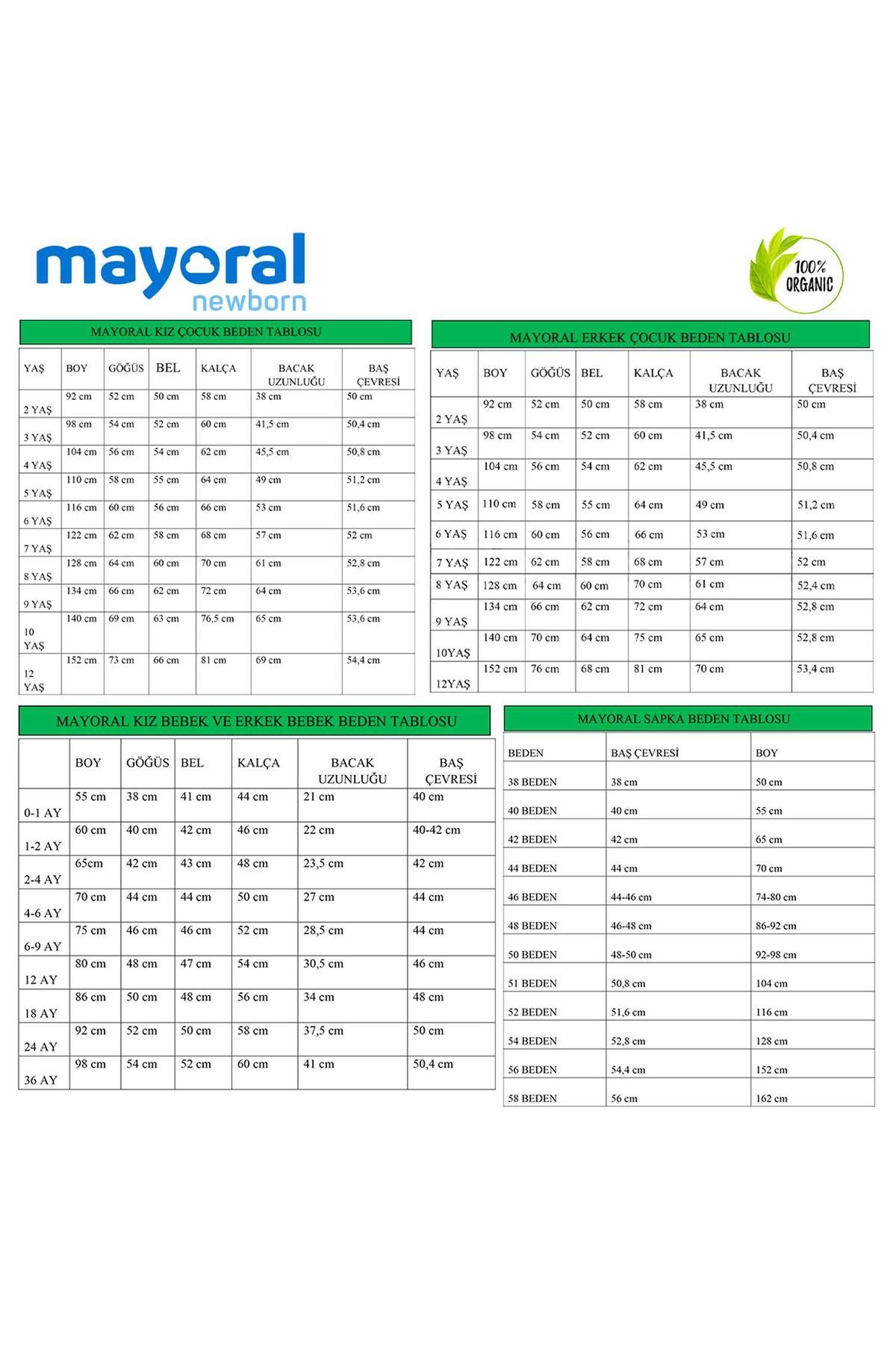Mayoral Kız Çocuk Tshirt 3013 4/10 Yaş