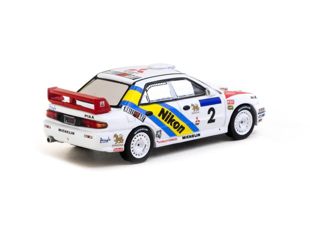 Tarmac 1/64 Mitsubishi Lancer Evolution III Hong Kong-Beijing Rally 1995 Winner
