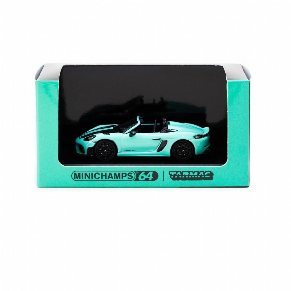 Tarmac 1/64 Porsche 718 Spyder RS Mint Green