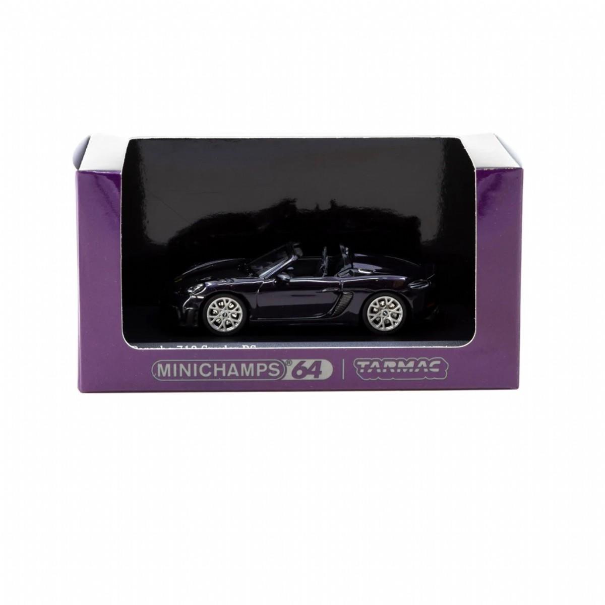 Tarmac 1/64 Porsche 718 Spyder RS Viola Metallic