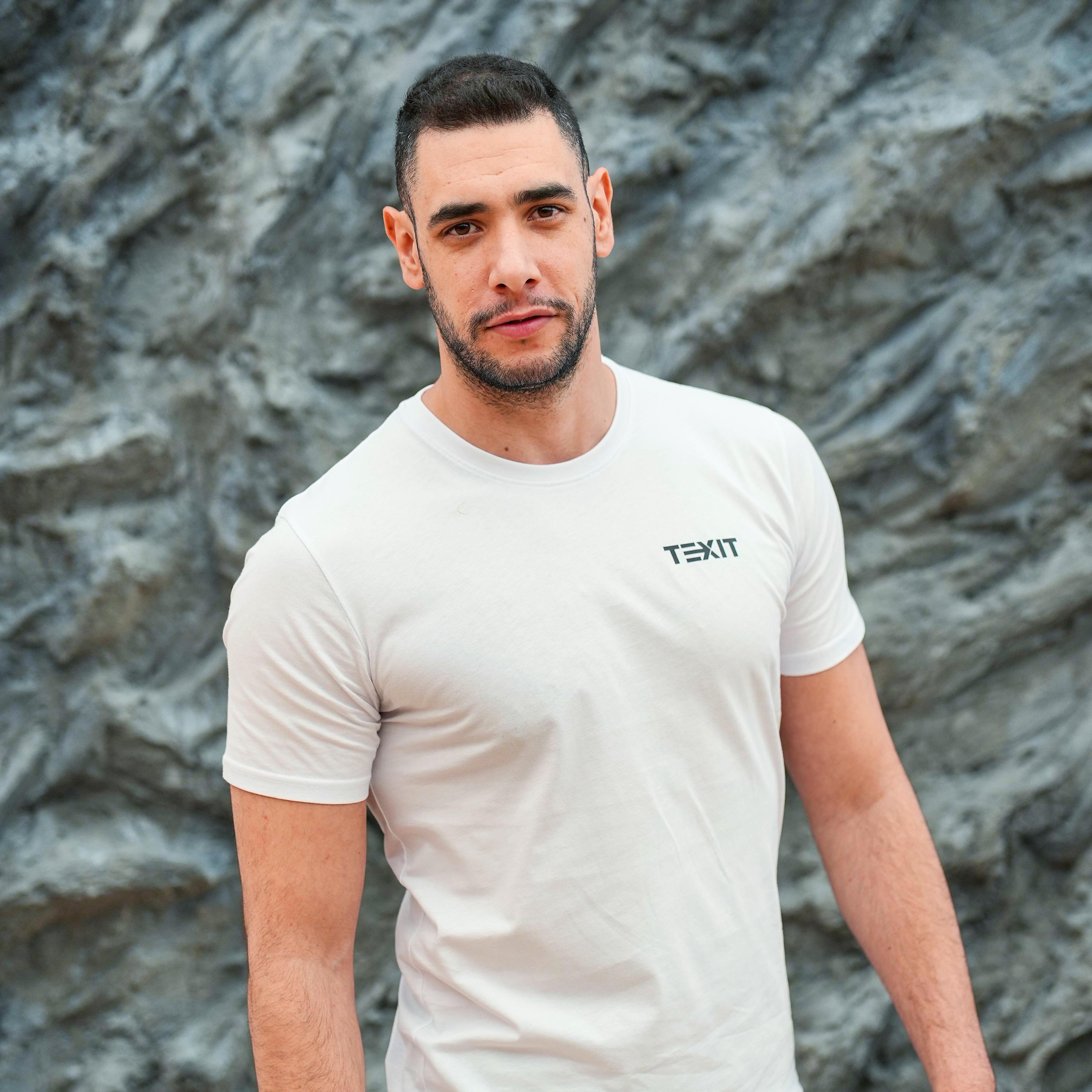 Texit Fade White Unisex Tshirt