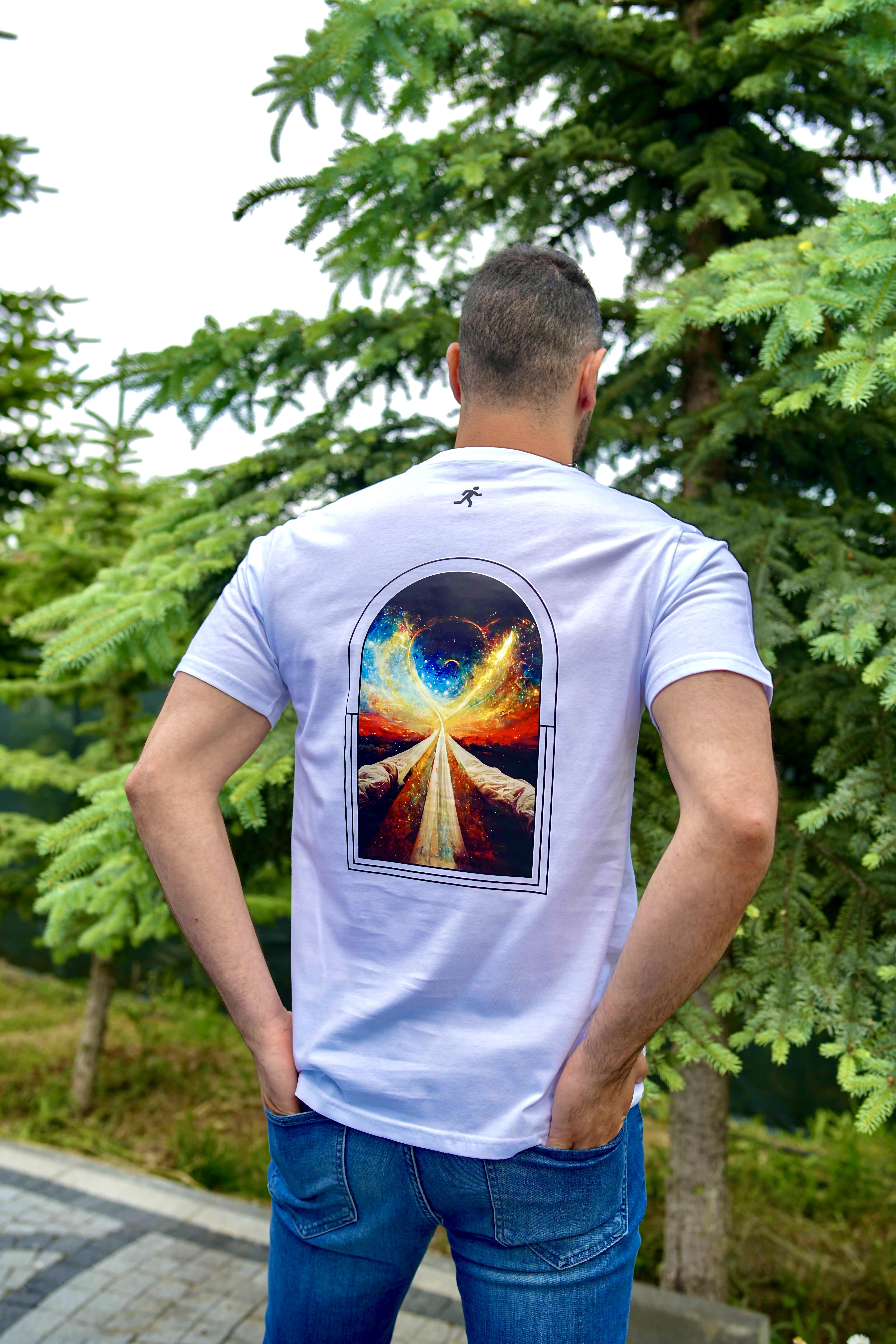 Texit Fade White Unisex Tshirt