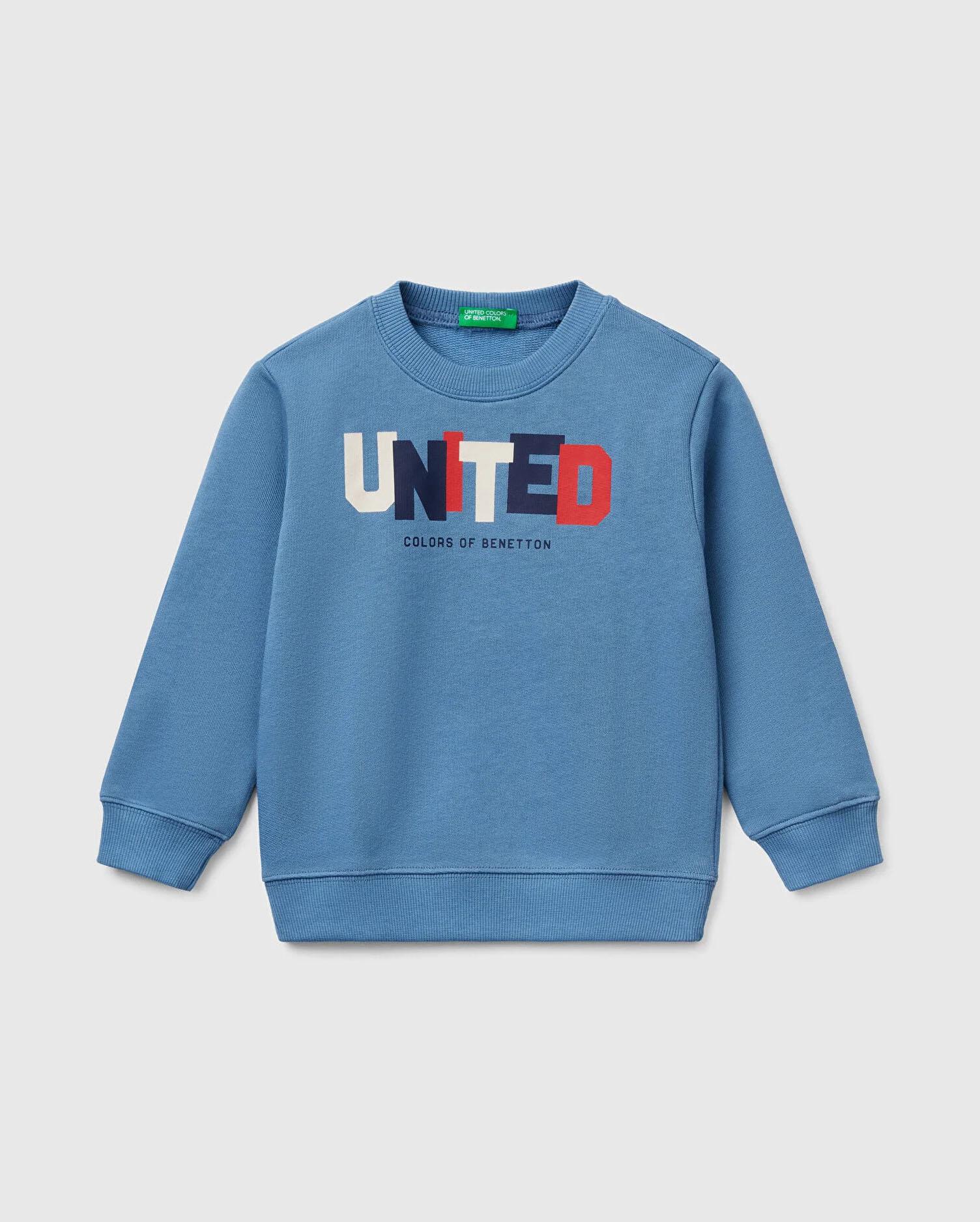 United Colors Of Benetton Erkek Çoçuk Sweatshirt 1/6 Yaş 10HW