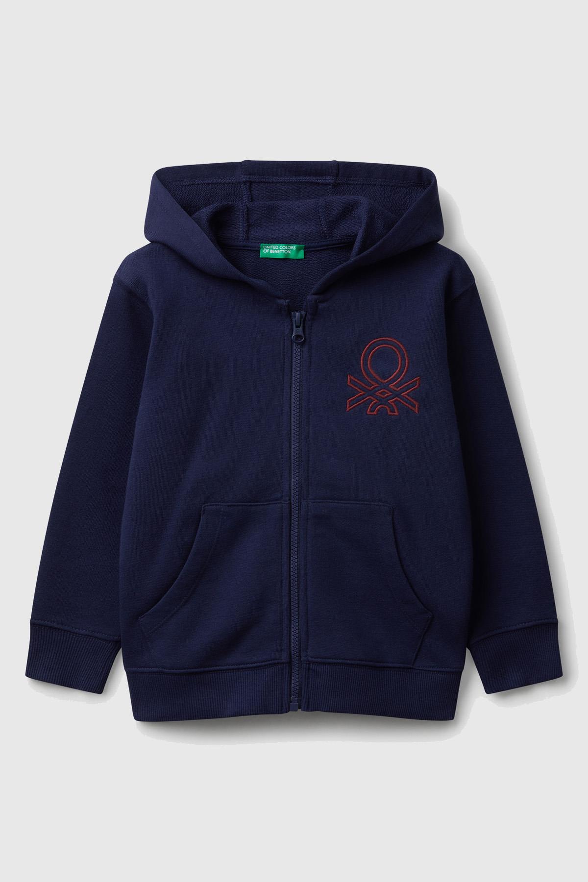 United Colors of Benetton Erkek Çocuk Sweatshirt 503V 1/6 Yaş