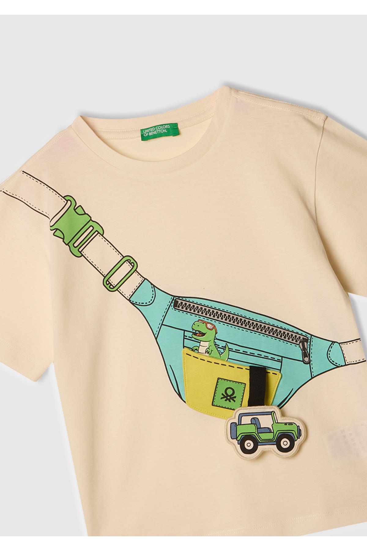 United Colors of Benetton Erkek Çocuk Tshirt 1/6 Yaş 10J6