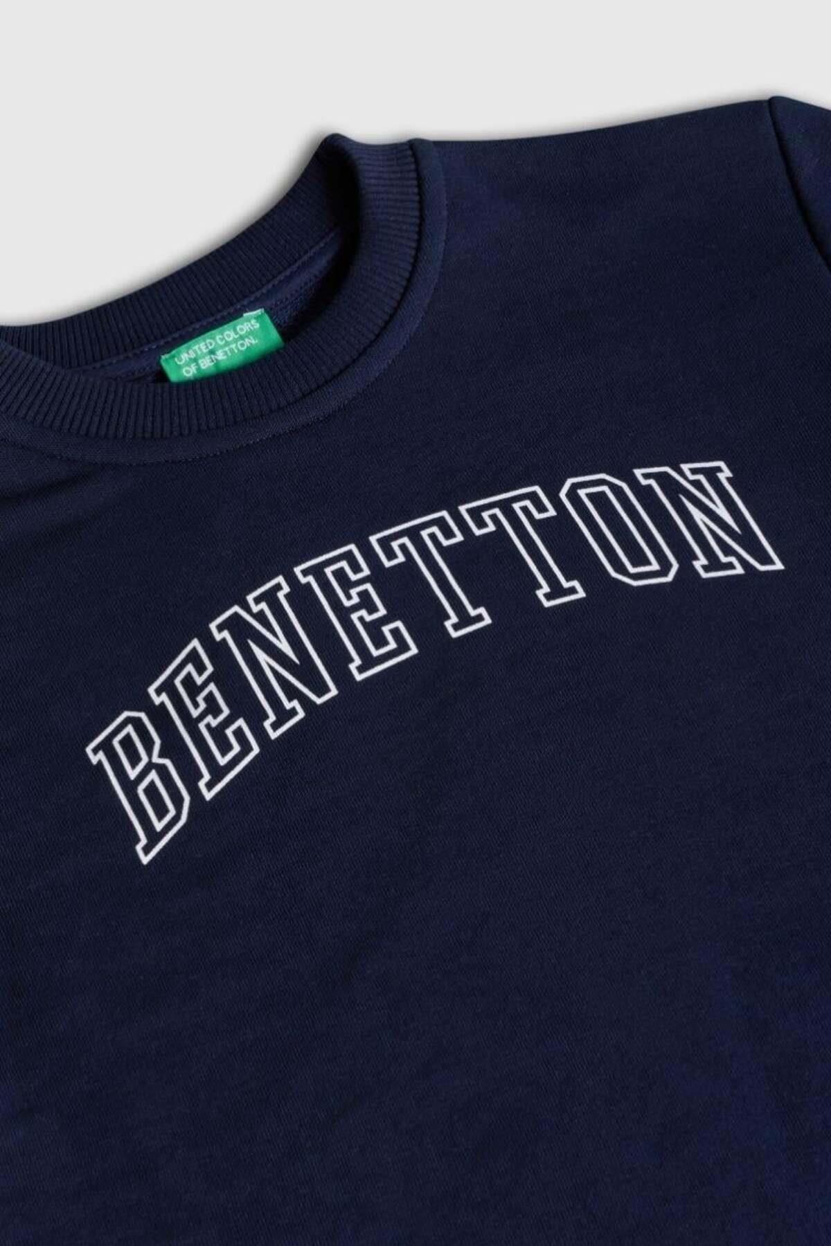 United Colors of Benetton Erkek Çocuk Sweatshirt 23342 4/14 Yaş