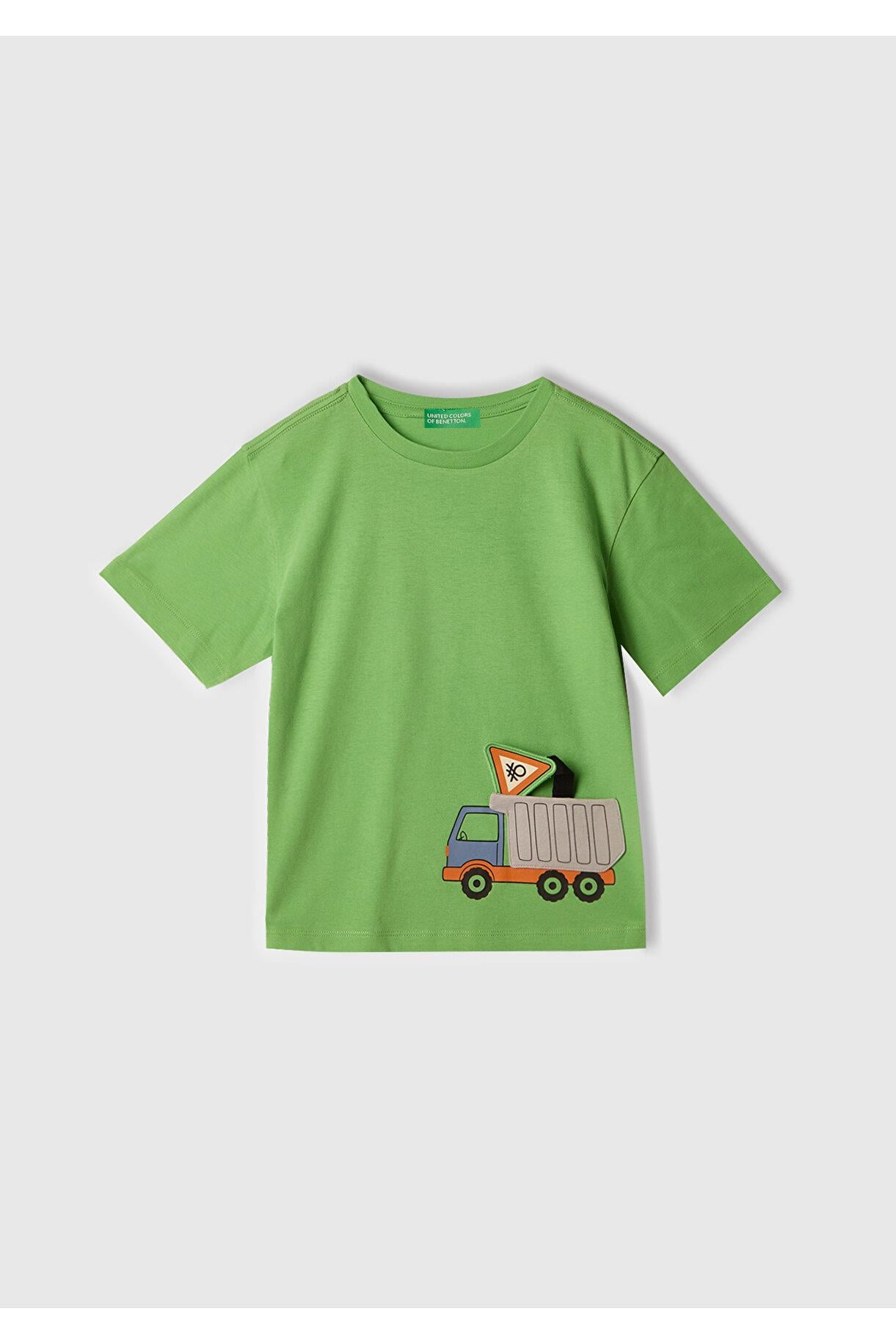 United Colors of Benetton Erkek Çocuk Tshirt 1/6 Yaş 10J6