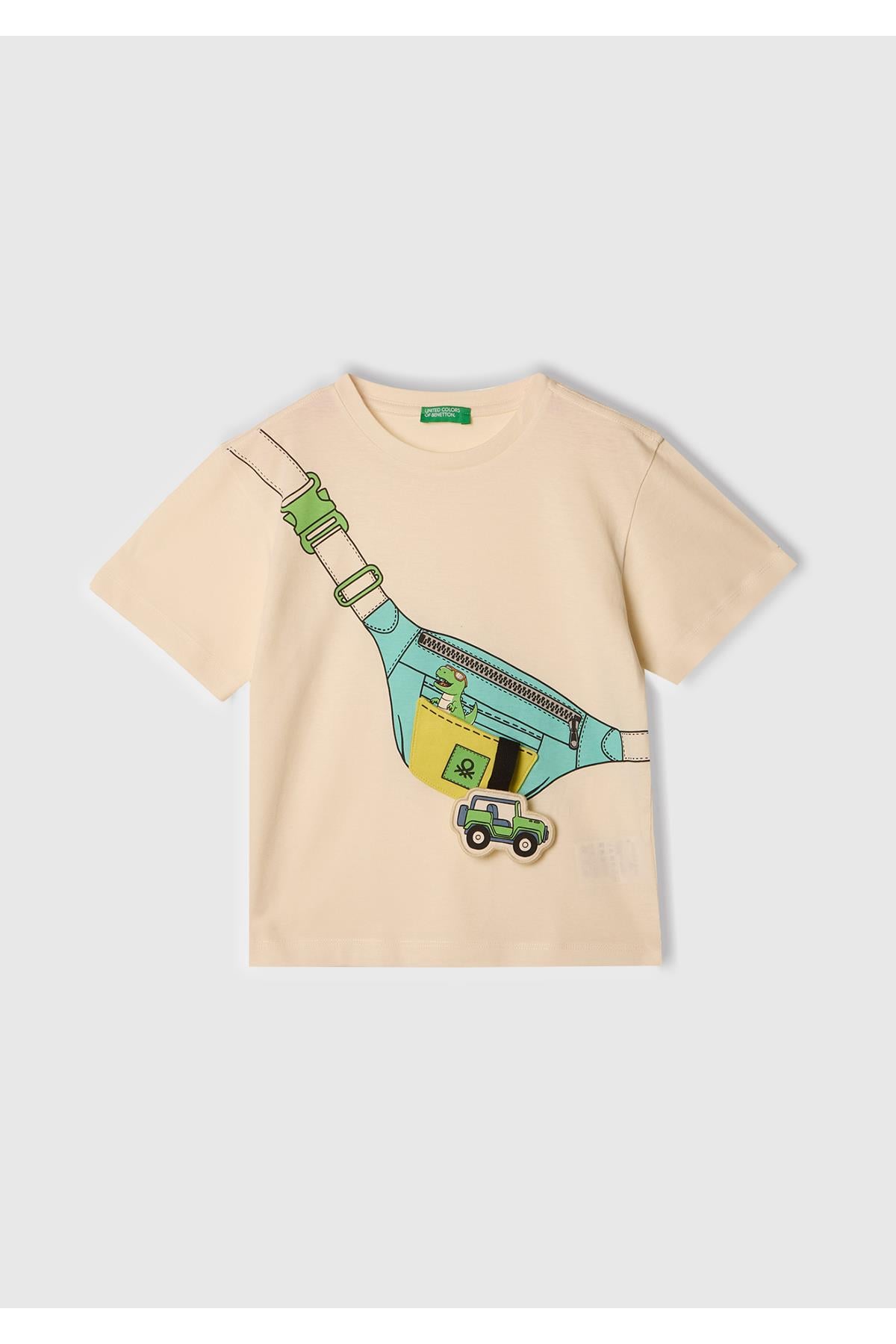 United Colors of Benetton Erkek Çocuk Tshirt 1/6 Yaş 10J6