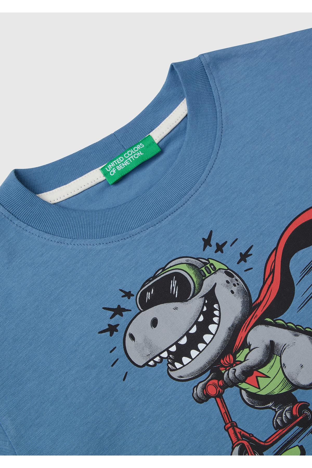 United Colors of Benetton Erkek Çocuk Tshirt 10I6 1/6 Yaş
