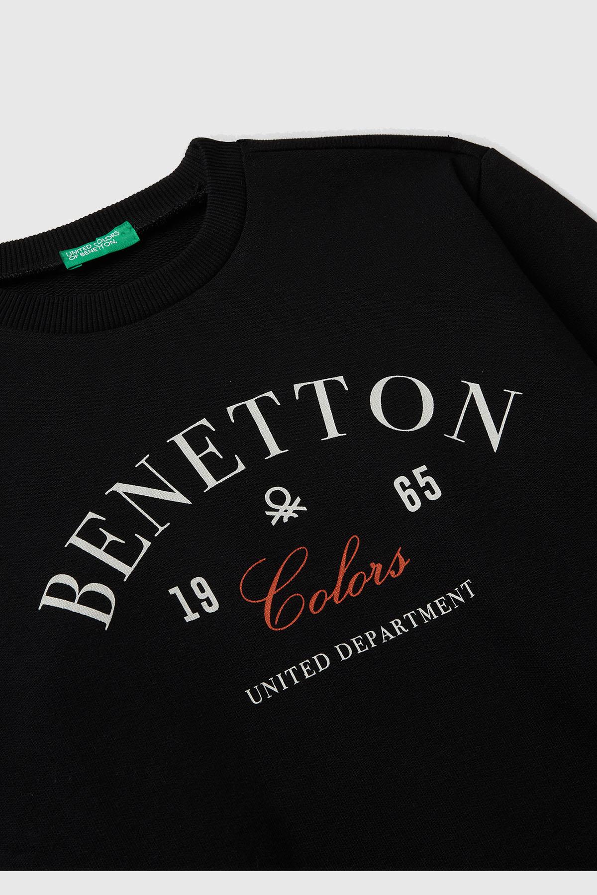 United Colors of Benetton Erkek Çocuk Sweatshirt 10PZ 6/14 Yaş