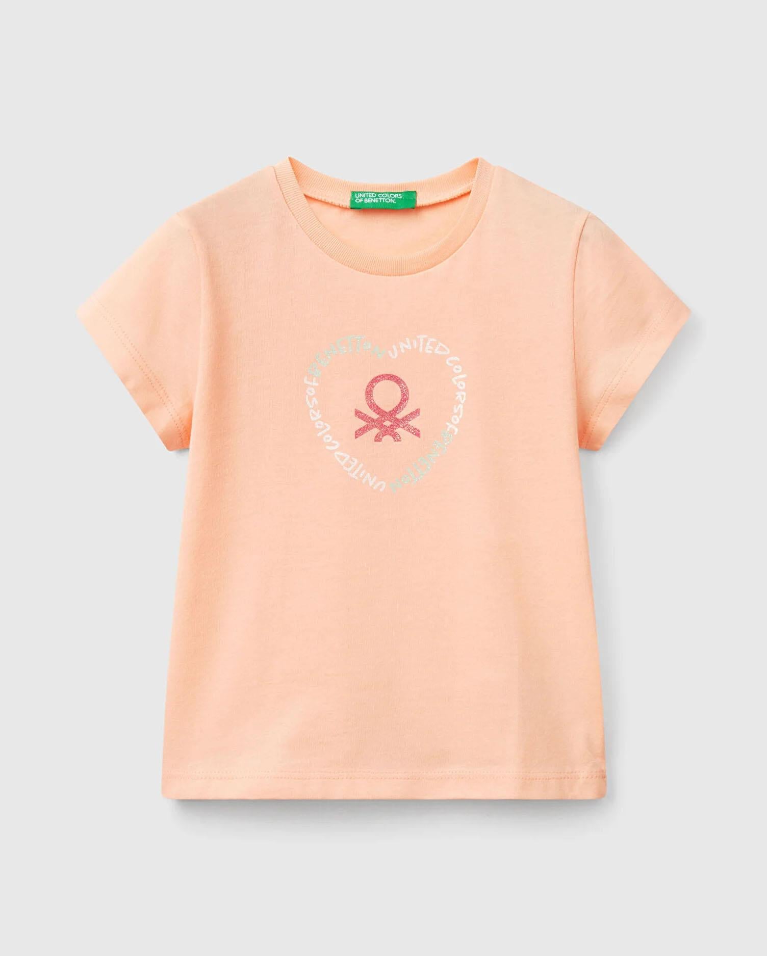 United Colors of Benetton Kız Çocuk Tshirt 10HU 1/6 Yaş