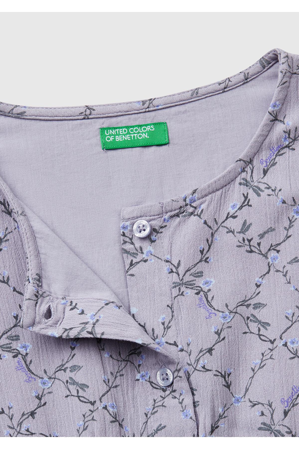 United Colors of Benetton Kız Çocuk Elbise V03E 6/14 Yaş
