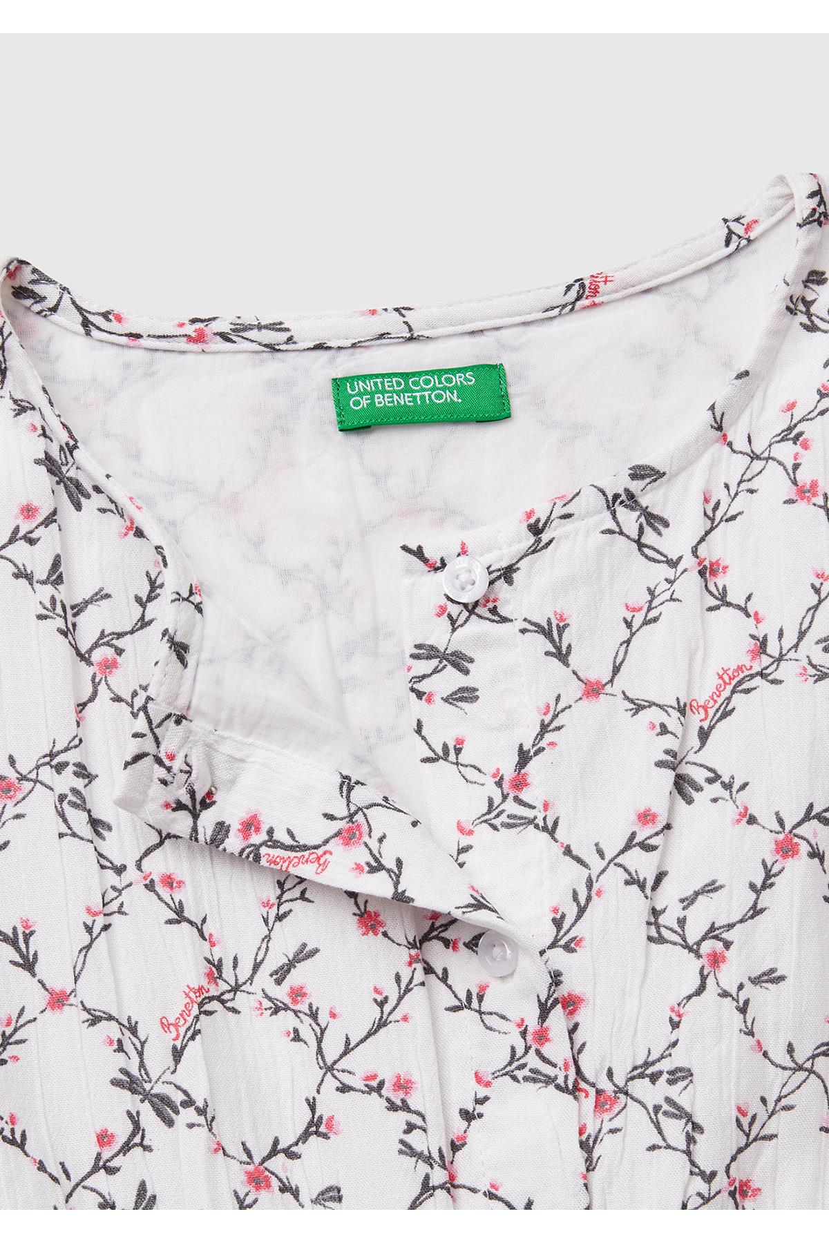 United Colors of Benetton Kız Çocuk Elbise V03E 6/14 Yaş