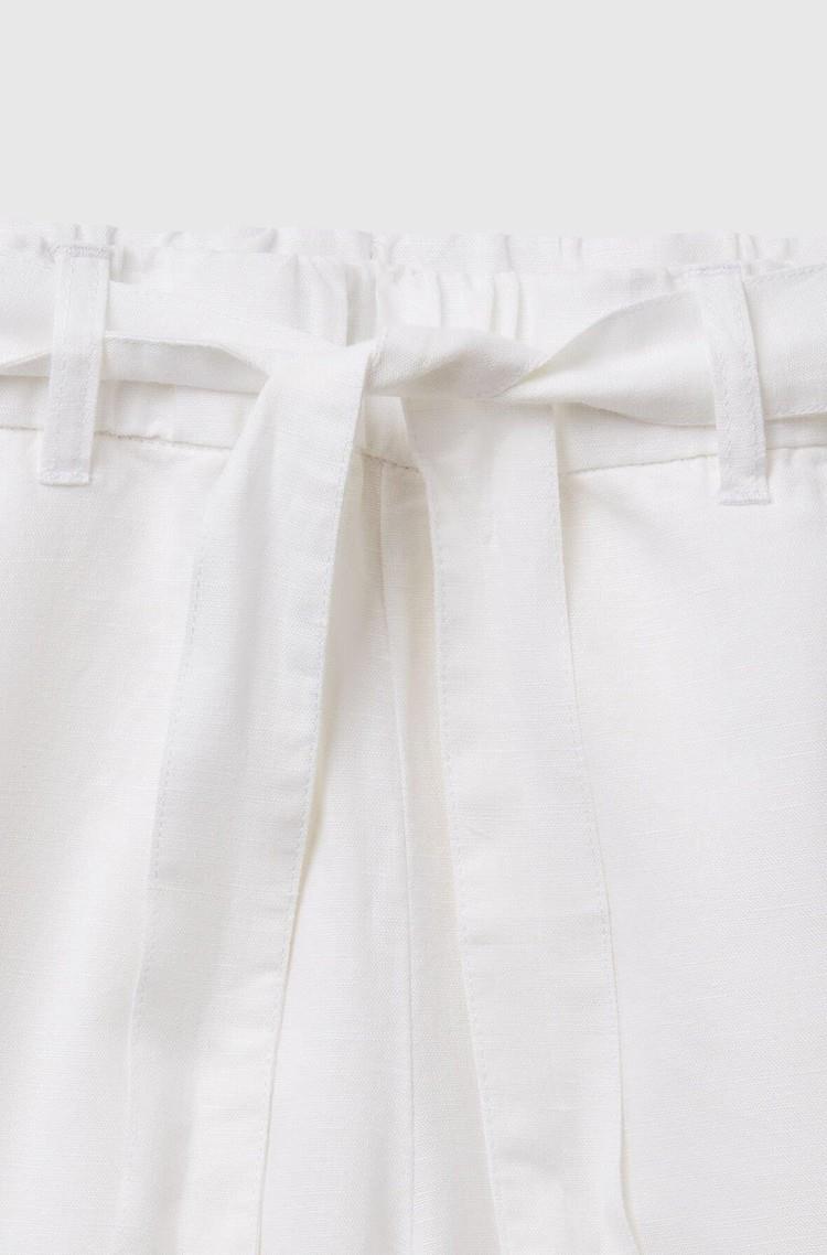 United Colors of Benetton Kız Çocuk Keten Pantolon F01W 6/14 Yaş